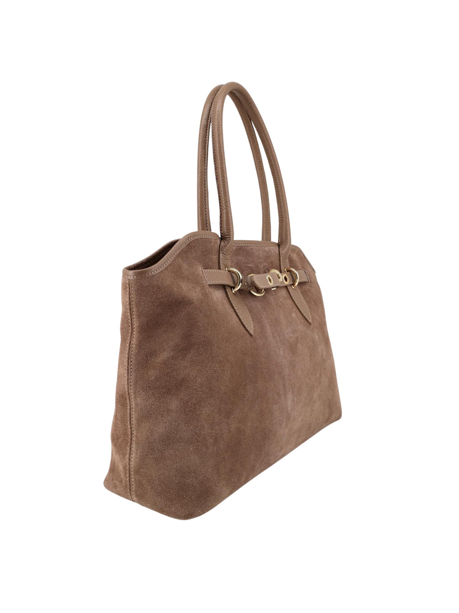 BRISE TASCHE Schultertasche Velina Handtasche aus Wildleder & Nappaleder – Stilvoll & Elegant, Edle Kombination aus Wildleder & Nappaleder, hochwertige Verarbeitung