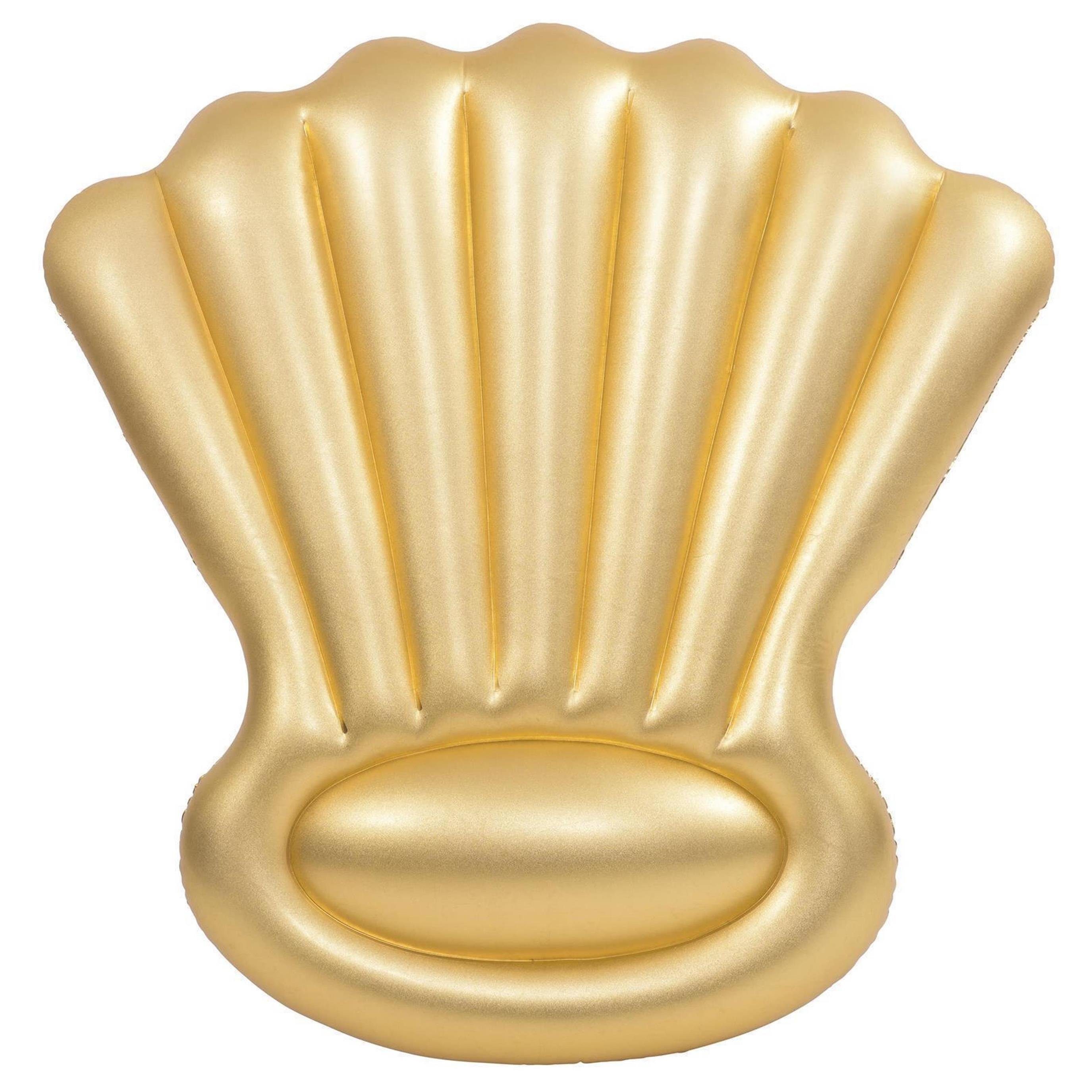 SunClub Luftmatratze Wasserinsel Goldmuschel, (Packung, 1-St), günstig online kaufen