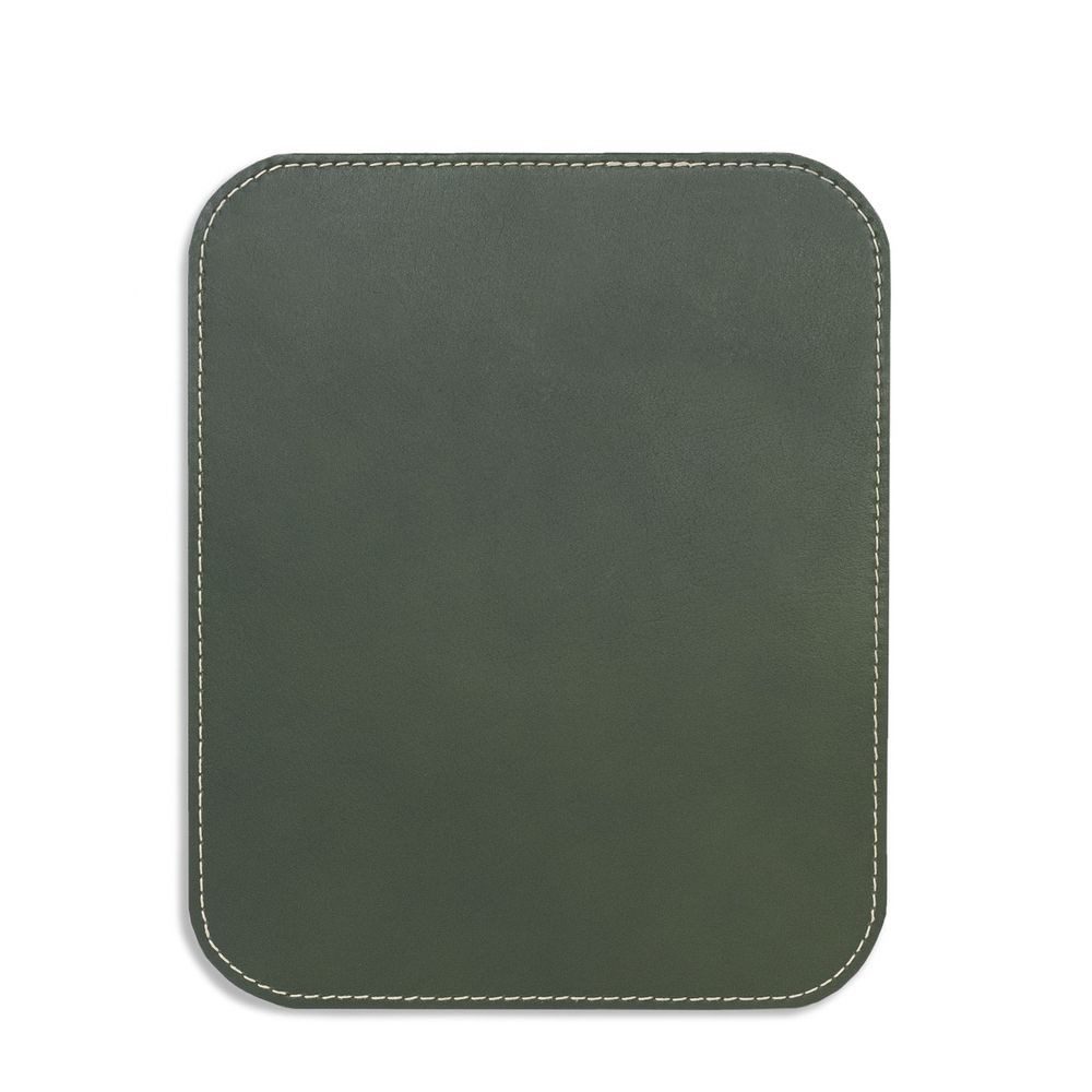 Hamosons Mauspad Hochwertiges Mousepad / Mauspad, Büffel-Leder, Schwarz, Hamosons 26306