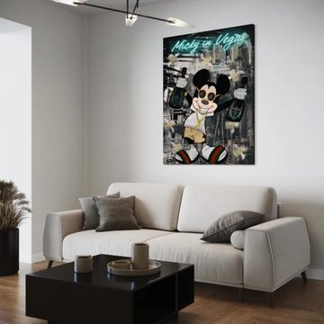 Art100 Leinwandbild Micky in Vegas Pop Art Leinwandbild Kunst