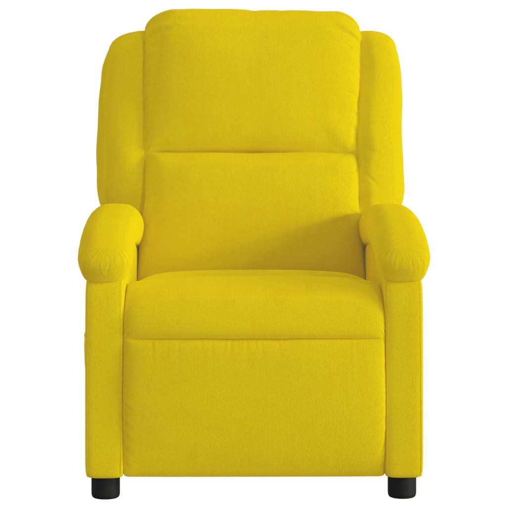 vidaXL Sessel Relaxsessel Gelb Samt (1-St) günstig online kaufen