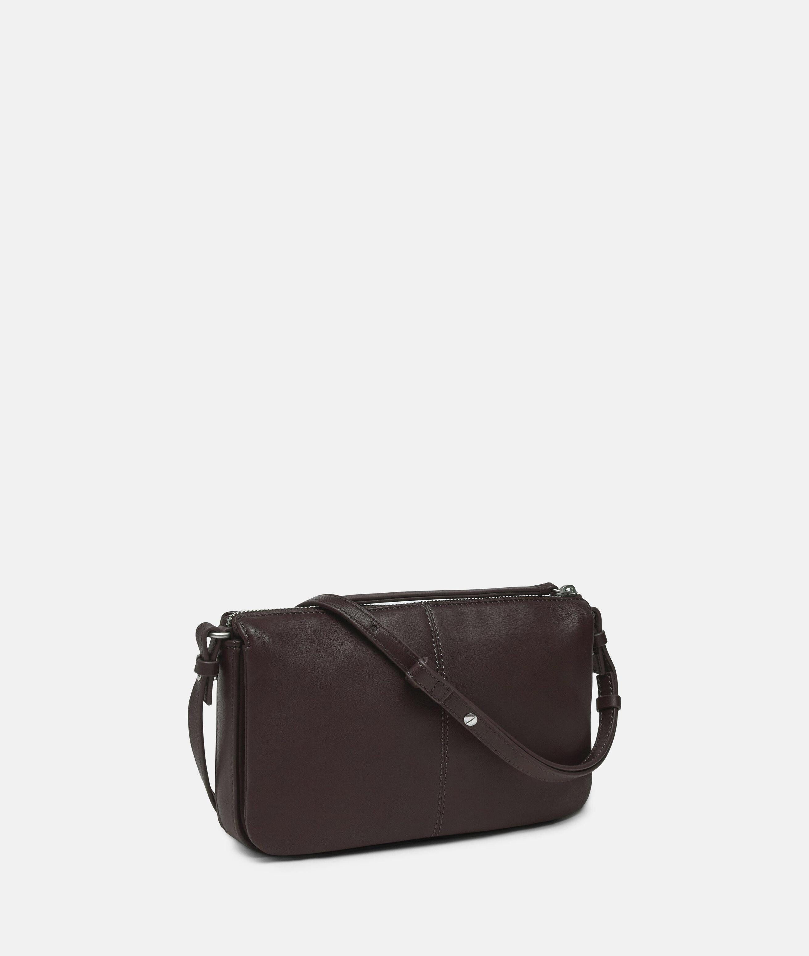 Liebeskind Berlin Umhängetasche Nina Crossbody S, Handliche Umhängetasche aus weichem Schafsleder
