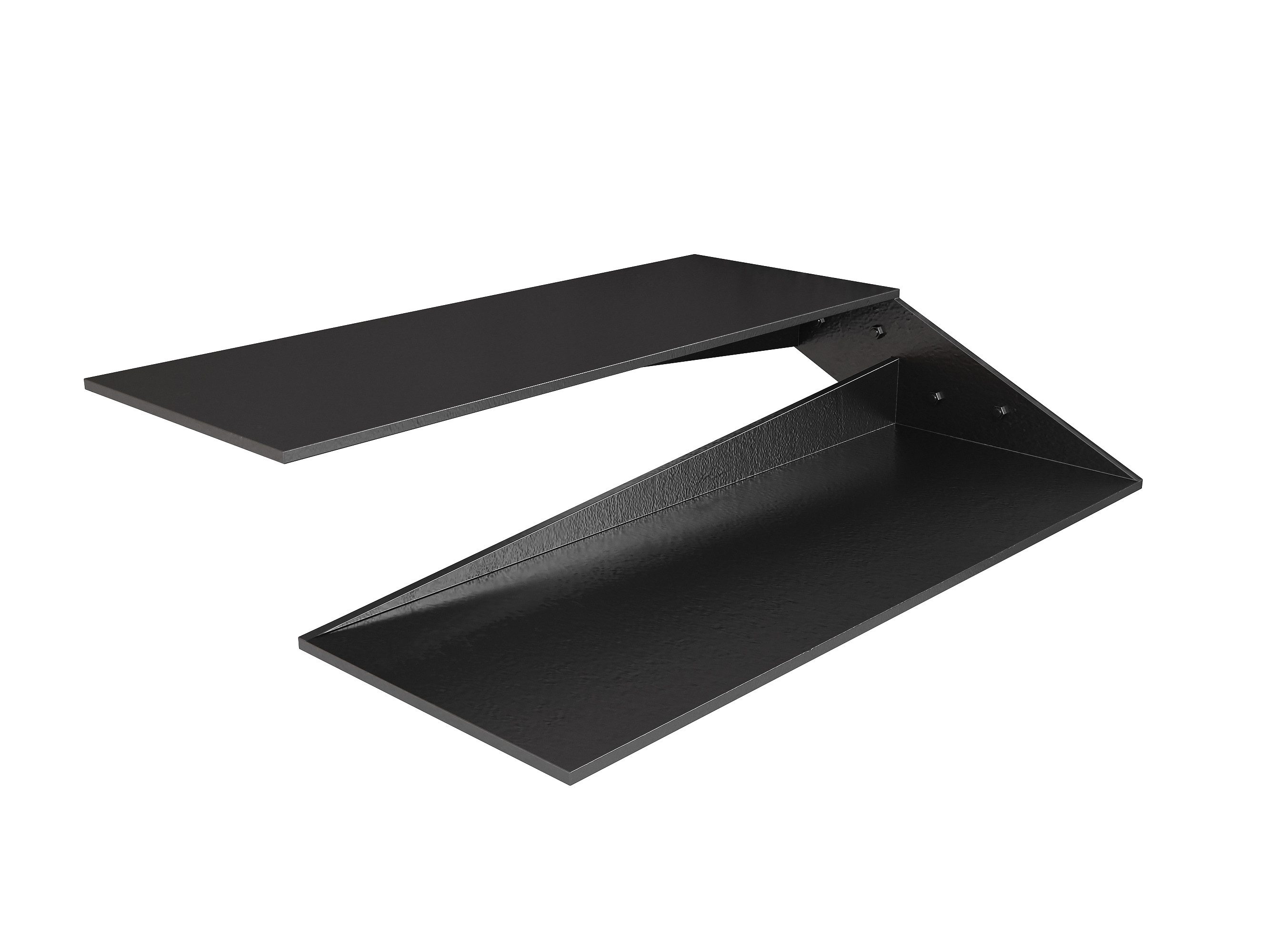 CHYRKA Treppenstufe Schwebetreppe Kragarmtreppe Stahltreppe 2in1 Treppenrahmen ST01 Rechts