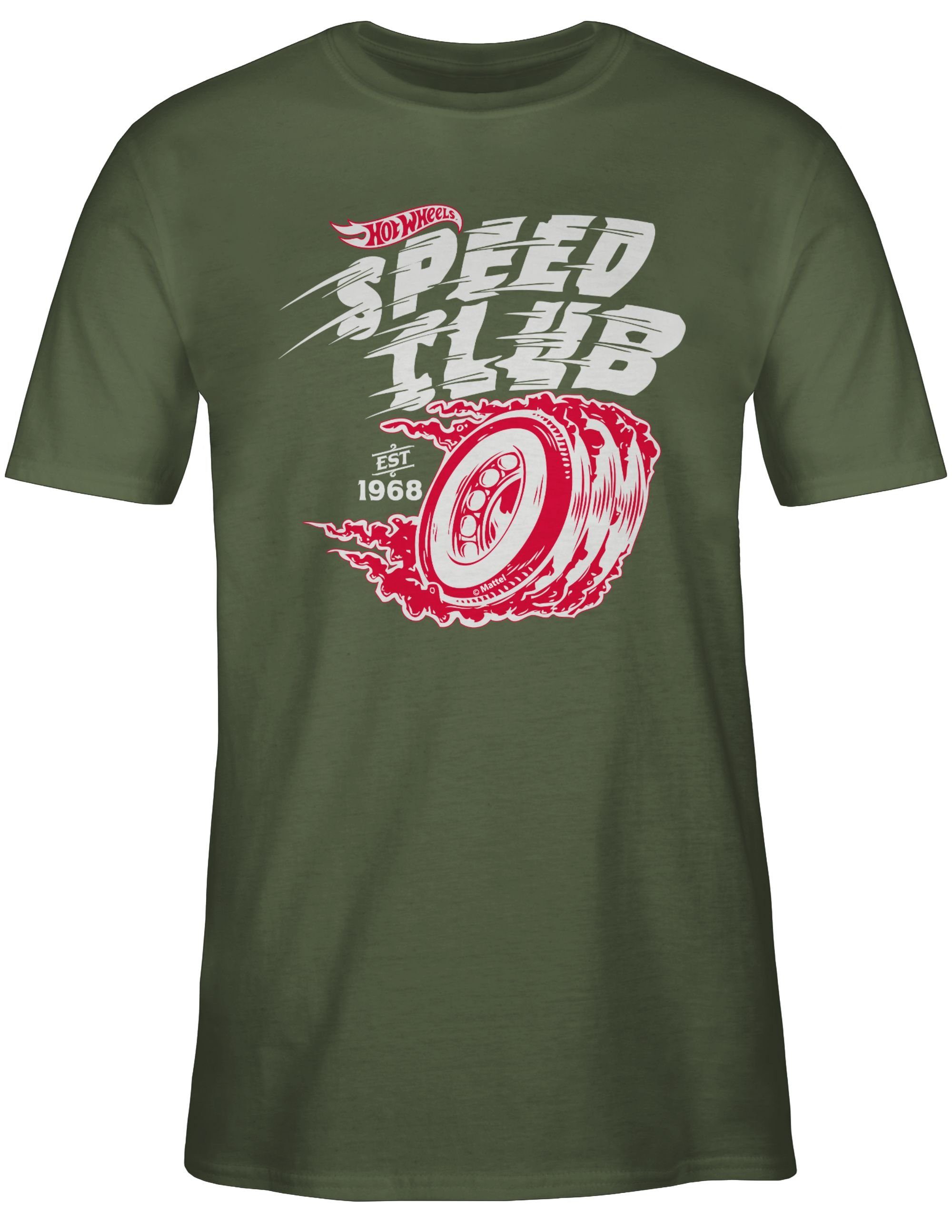 Speed Wheels Club Herren weiß/rot Army Hot Shirtracer T-Shirt - 03 Grün