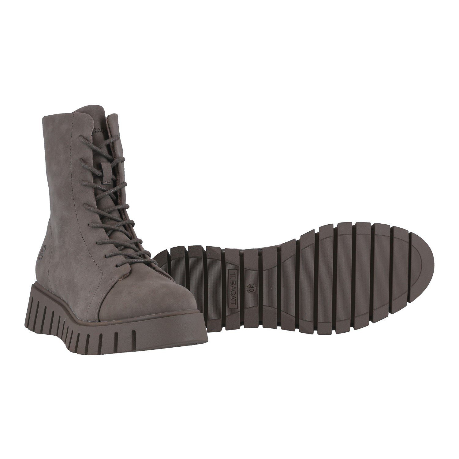 BAGATT Stiefel D31-AO134-5500 (mit seitlichen Reissverschluss) taupebraun Winterstiefel