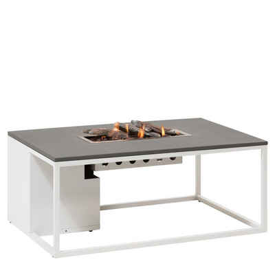 COSI Feuertisch Cosiloft120 weiß, Loungetisch, Gartentisch, Feuerstelle