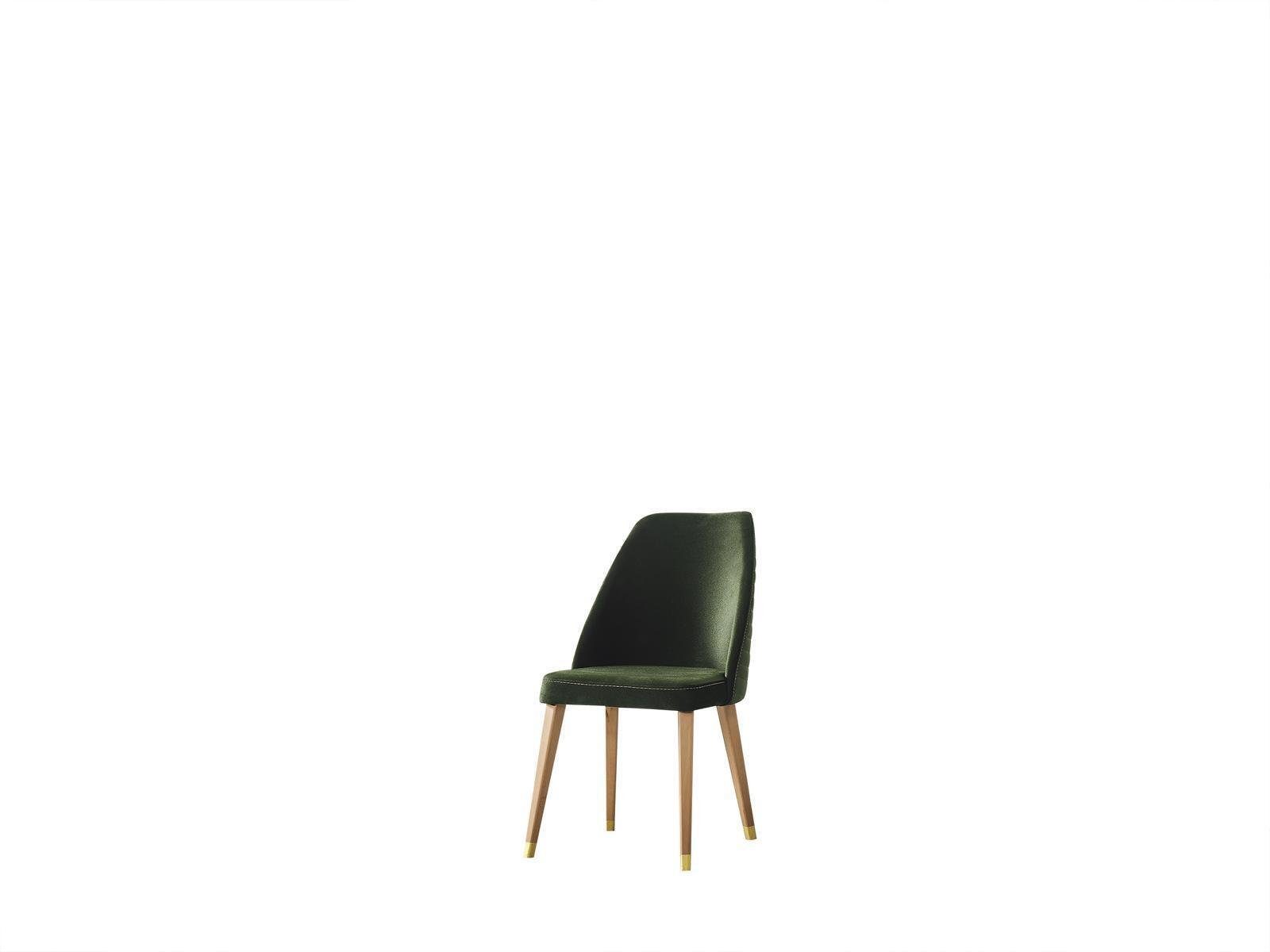 JVmoebel Stuhl Stuhl Wohnzimmer Esszimmer Lehnstuhl Polsterstuhl ohne Armlehne, Made in Europa | Stühle