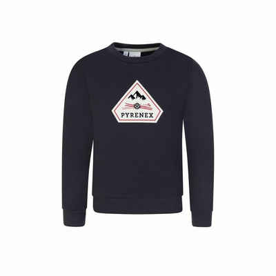 PYRENEX Rundhalspullover Pyrenex Kinder Pullover, Pyrenex Charles Crew kinder Pullover, Blau