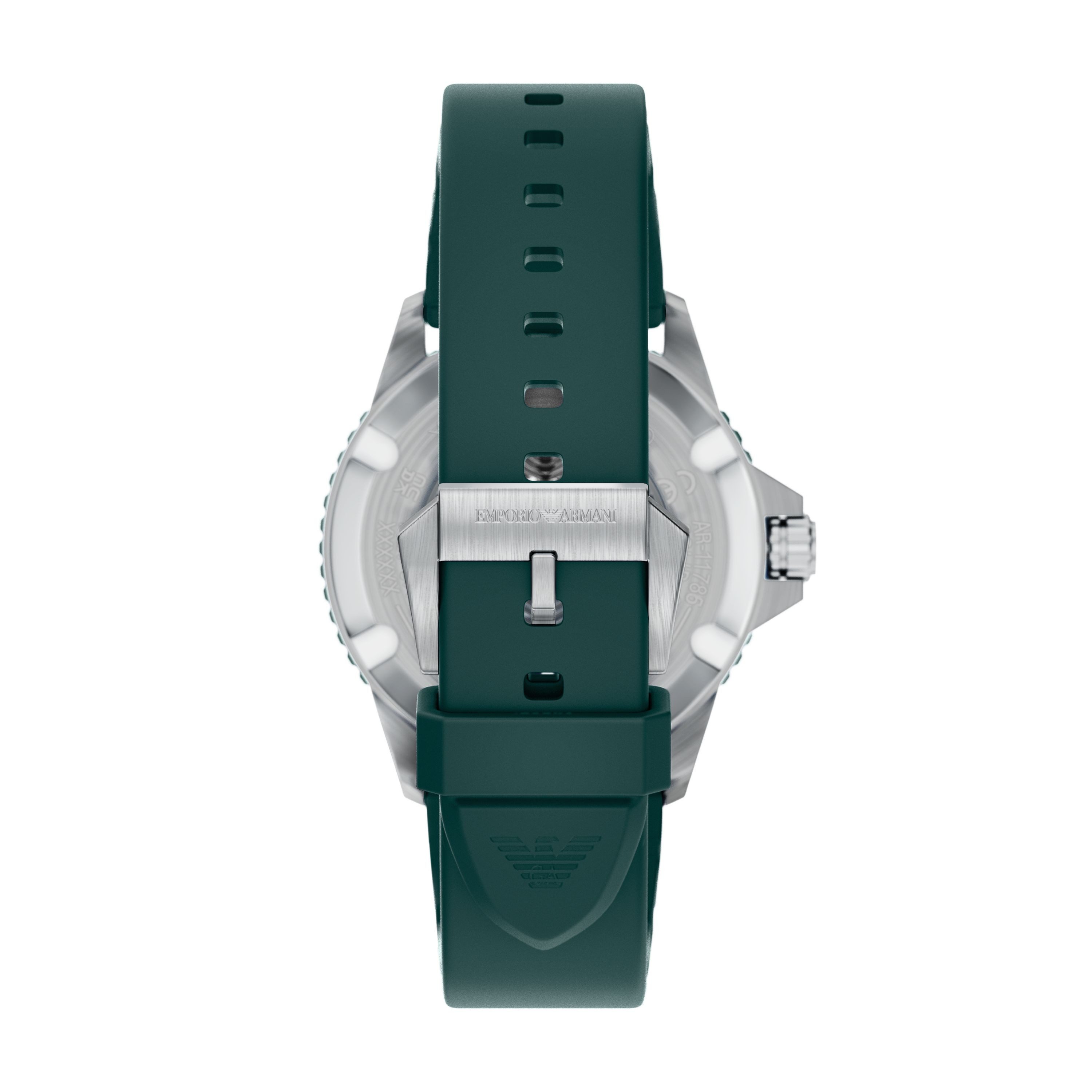 Emporio Armani Solaruhr WORLD EXPLORER AR11786, Armbanduhr, Herrenuhr, Silikonarmband, analog
