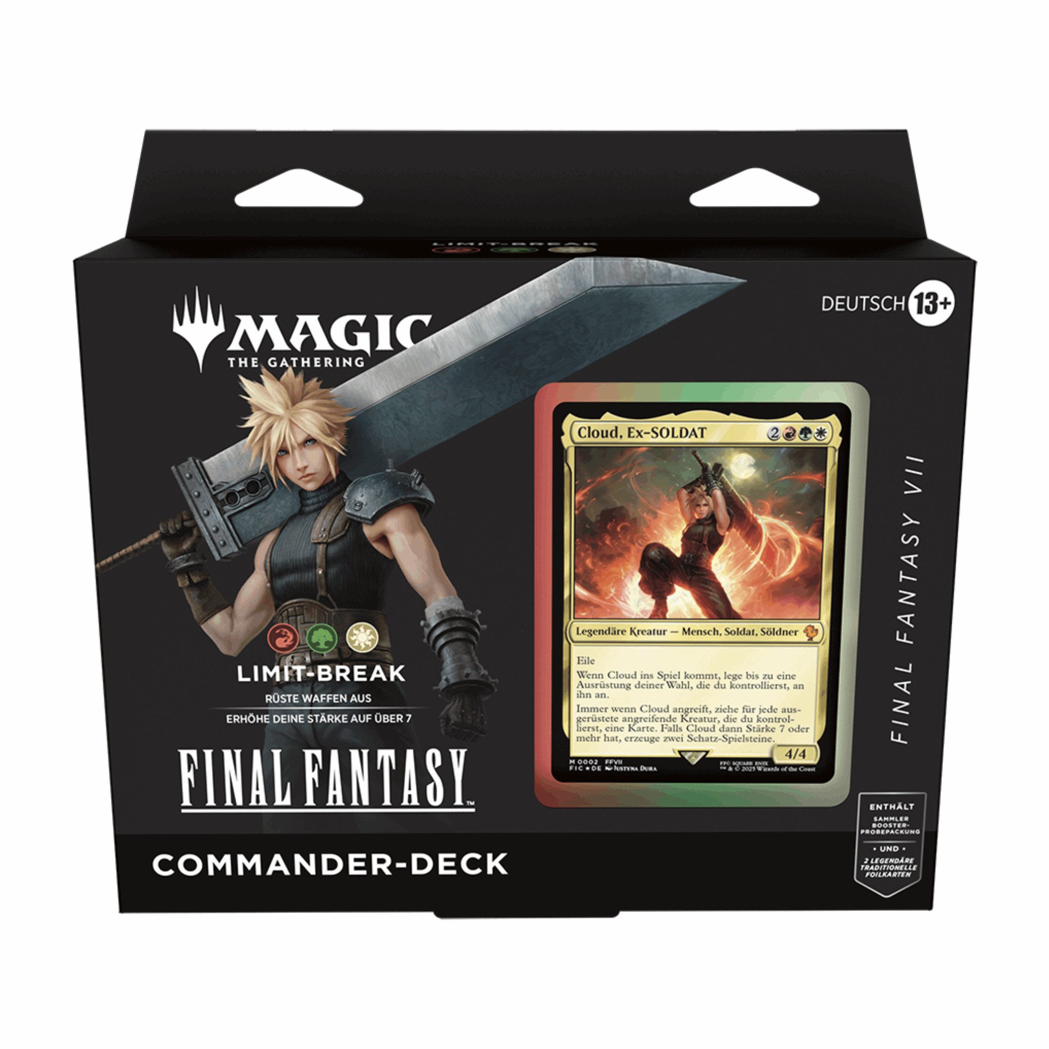 Wizards of the Coast Sammelkarte MTG - Final Fantasy VII Limit-Break Commander Deck - Deutsch
