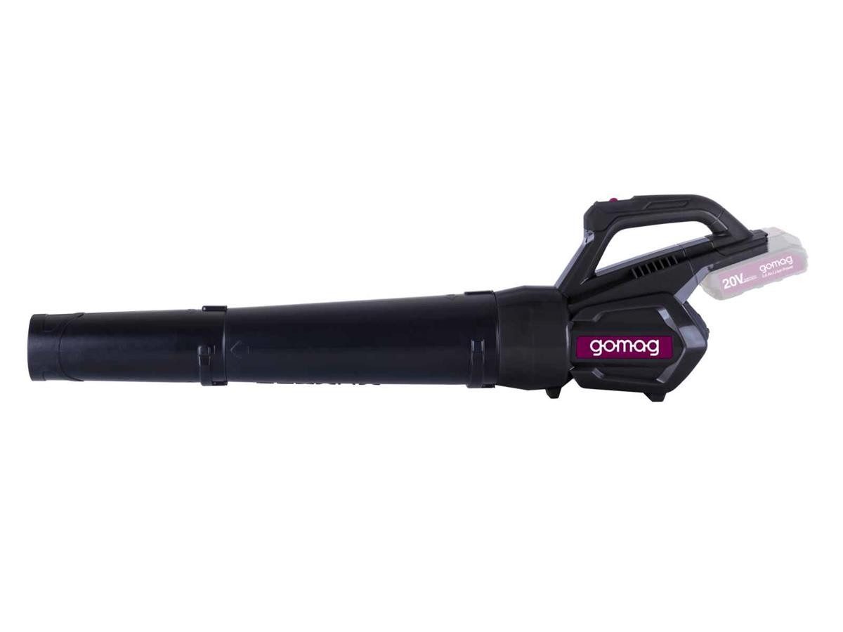 Gomag Akku-Laubbläser GO-LAB700, (1 St), Hohe Luftgeschwindigkeit von maximal 155 km/h, ohne Akku und Ladegerät