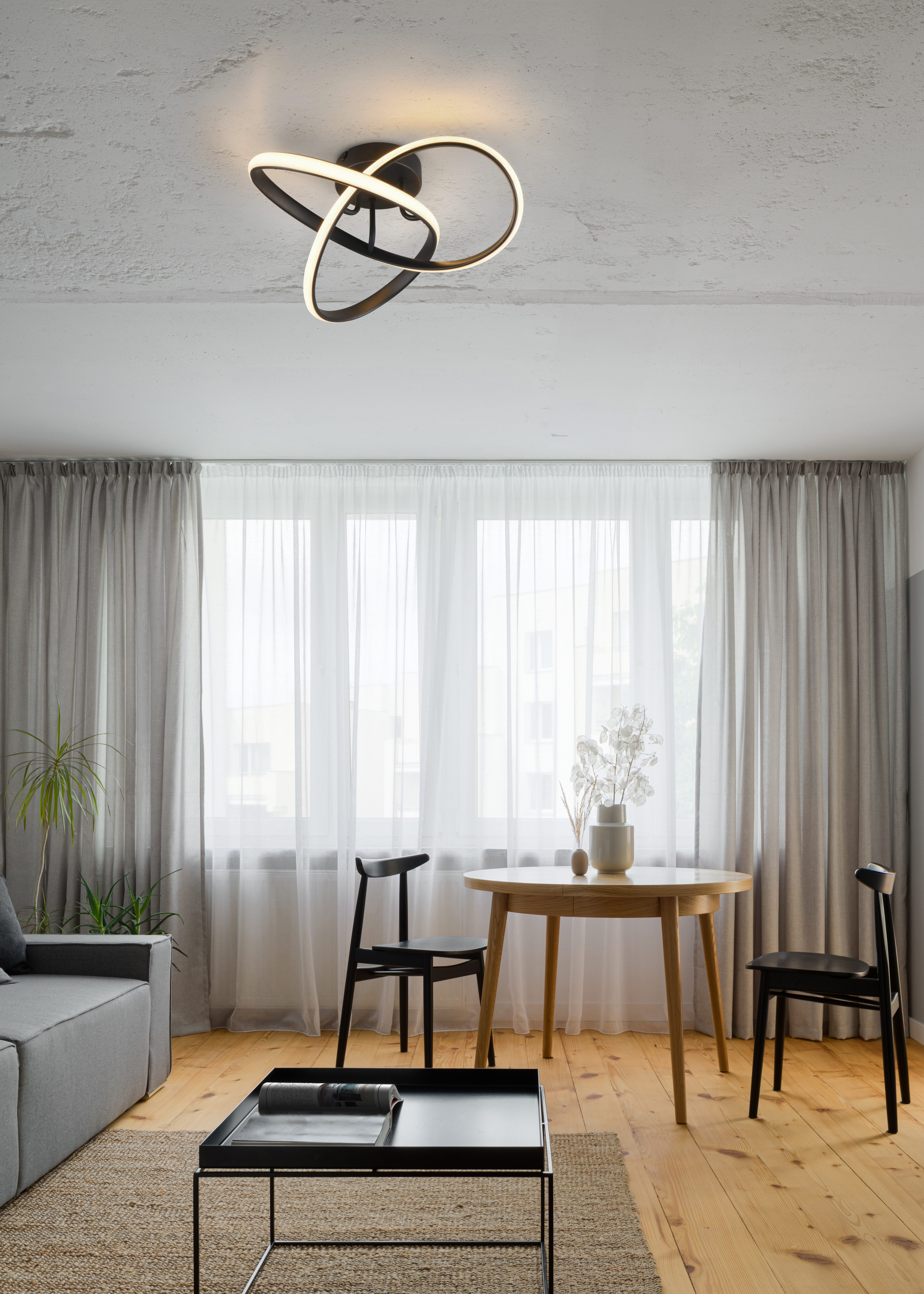 my home LED Deckenleuchte MESSACHUSETTS, kleine günstig online kaufen