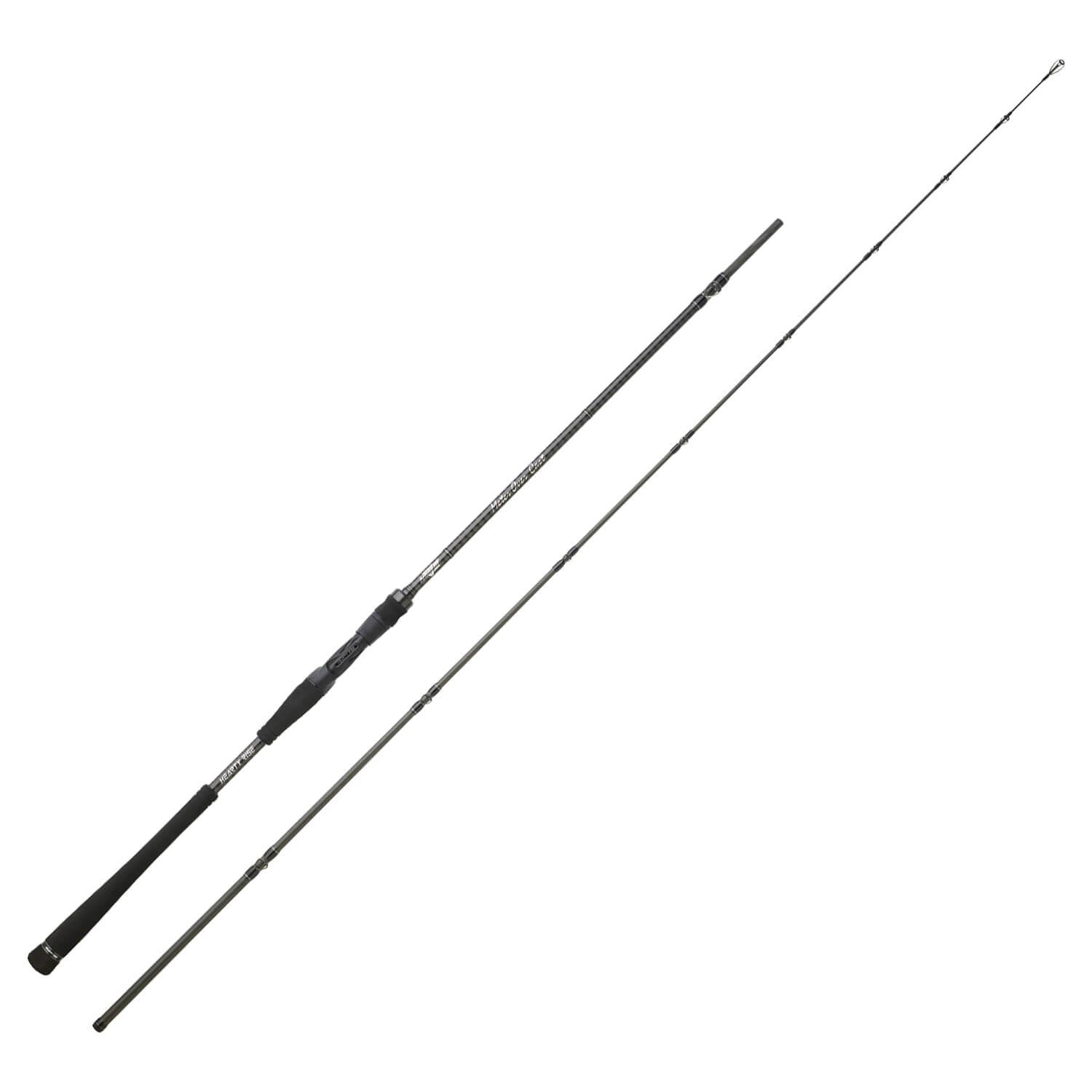 Spinnrute Hearty Rise Meter Over Baitcast Rute Big Bait Raubfisch Carbon Schwarz