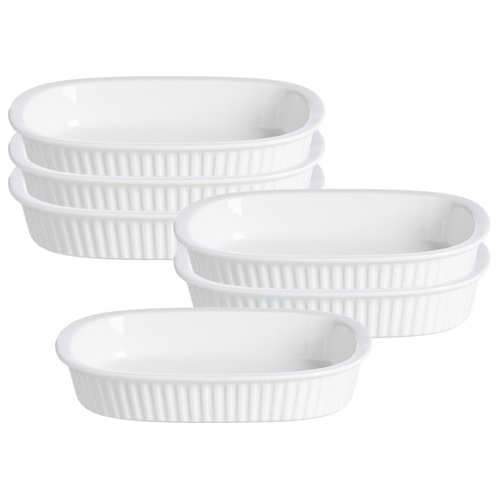 Auflaufform Bianco Auflaufformen 22 x 16 cm 6er Set