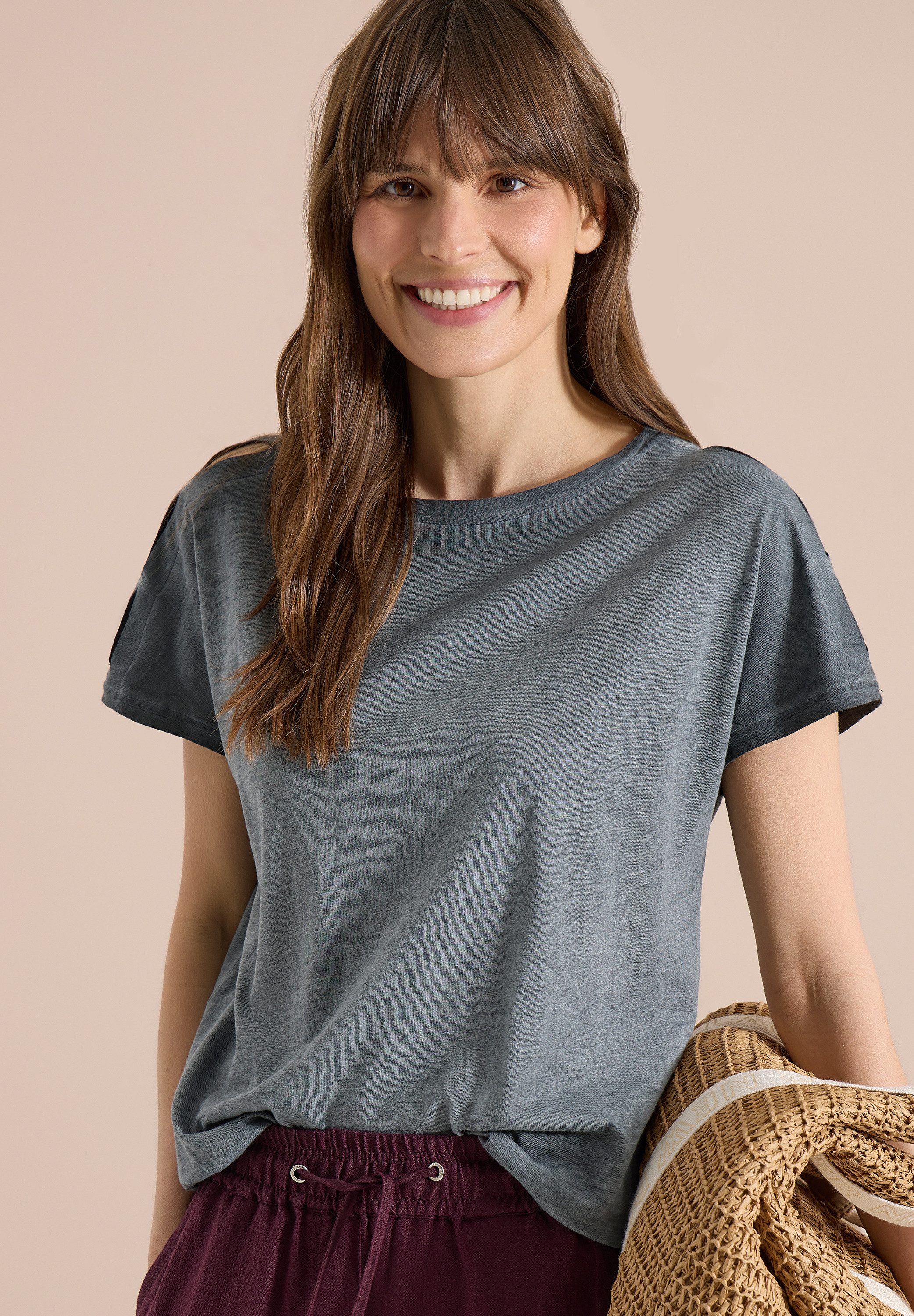 CECIL T-Shirt mit U-Boot-Ausschnitt