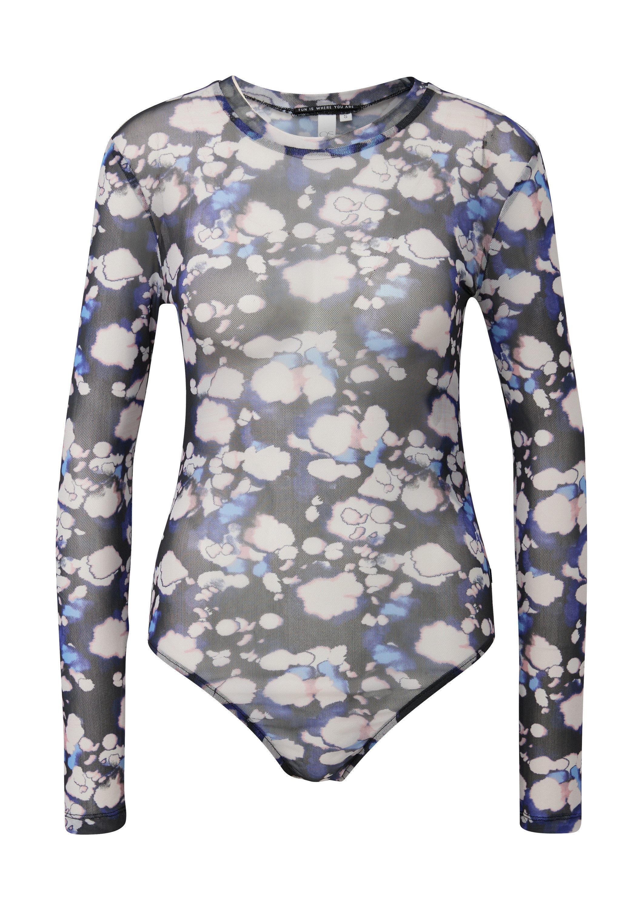 QS Shirtbody T-Shirt Body Body aus Mesh