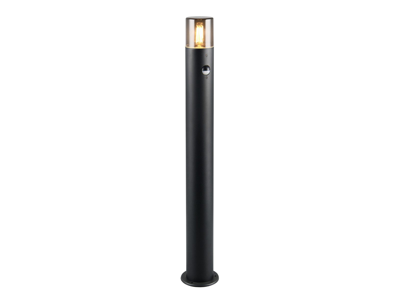 TRIO Leuchten LED Pollerleuchte, Bewegungsmelder, LED wechselbar, Warmweiß, Wegbeleuchtung, Ideen Garten-Beleuchtung, Terrassenleuchte, Höhe 80cm