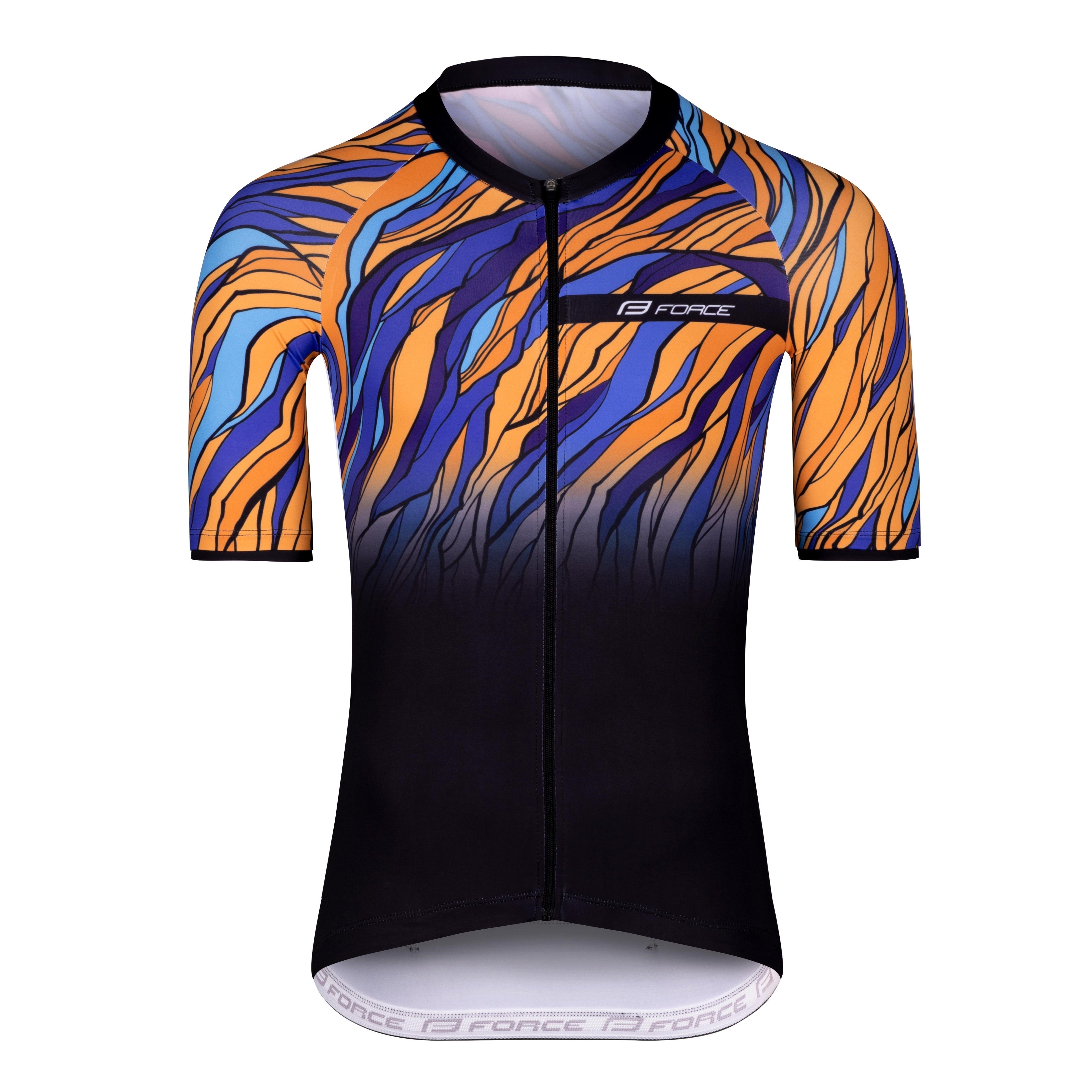 FORCE Radtrikot Jersey LIFE kurzarm, Orange %%%