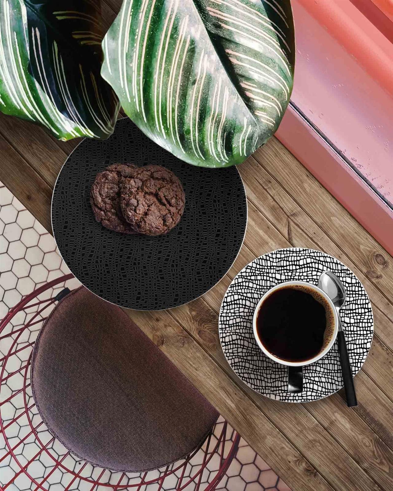 Seltmann Weiden Kaffeeservice Life Fashion Kaffeeservice 18er Set (18-tlg), 6 Personen, Porzellan