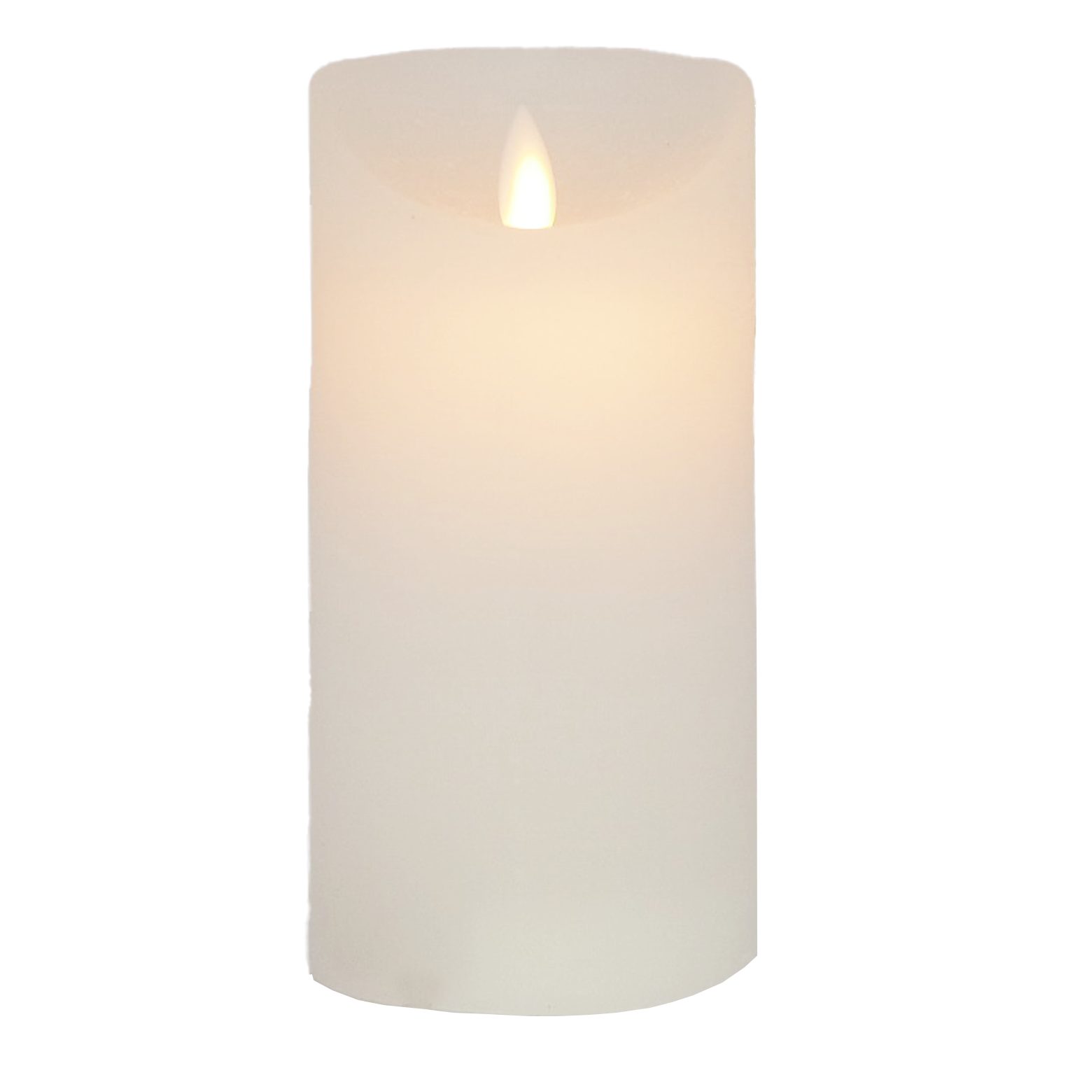 B&S LED-Kerze LED Echtwachskerze mit flackereffekt und Timer H:15 x Ø 7.5 cm