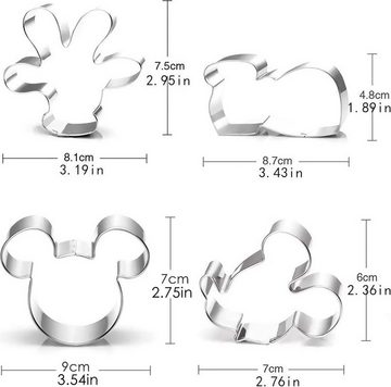 BOTC Ausstechform Ausstechform Edelstahl, Keksausstecher, (teiliges Formen, 11-St., Ausstechform Brot Sandwich Ausstecher Set), 11-teiliges Keksformen-Set, Backformen-Set