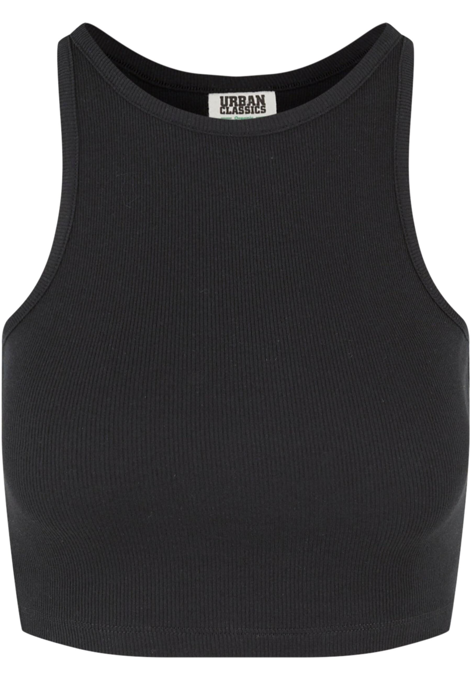 URBAN CLASSICS Muskelshirt Urban Classics Damen Ladies Organic Cropped Rib Top (1-tlg)