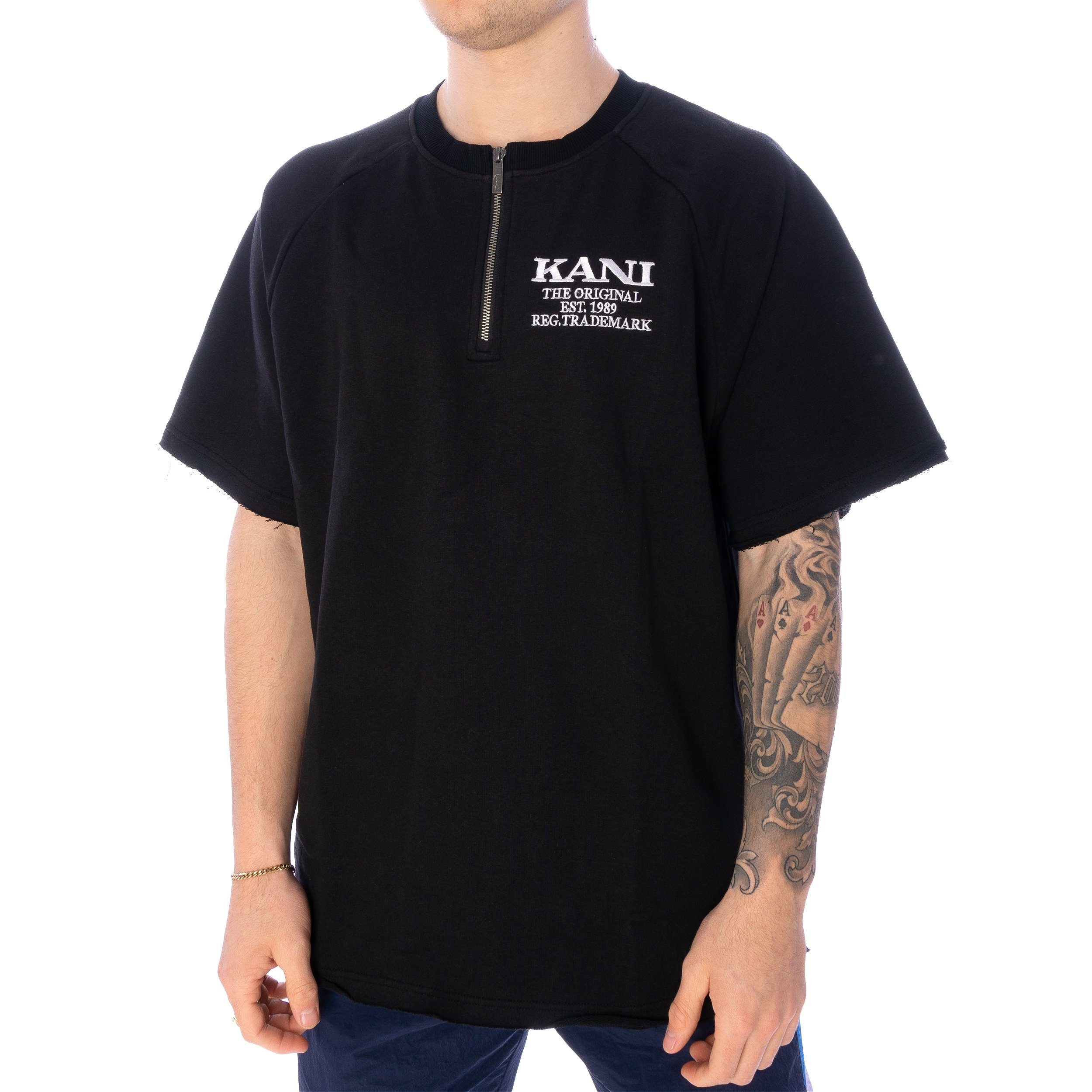 Karl Kani T-Shirt Sweatshirt Karl Kani Chest Retro Zip T-Shirt (1-tlg)