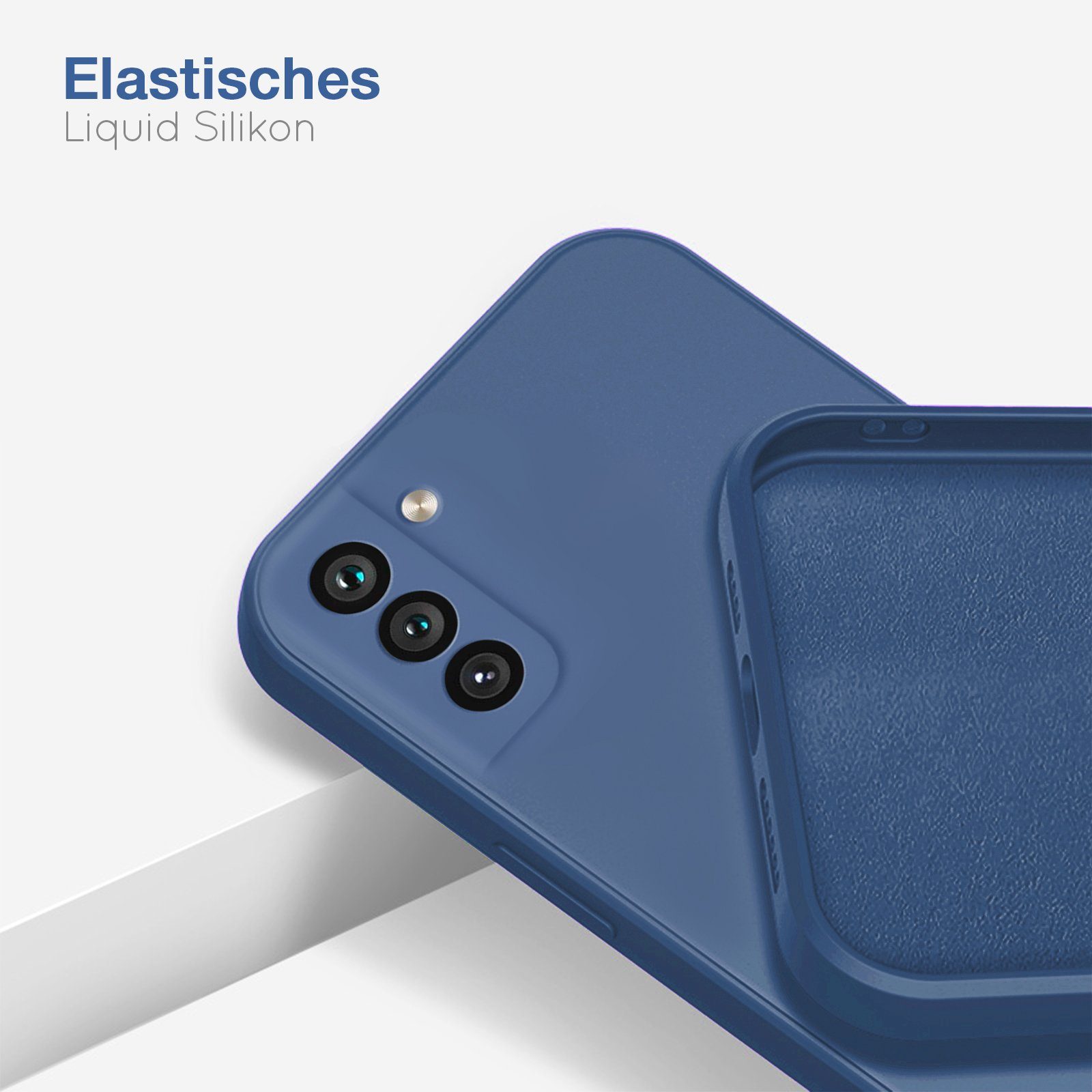 Tec-Expert Handyhülle SoftGrip Cover Hülle für Samsung Galaxy S21 5G, Handy Case Bumper integrierter Kameraschutz flexibel