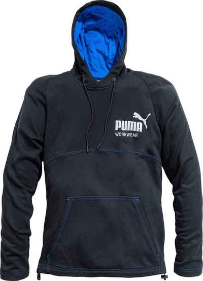 PUMA Workwear Hoodie CHAMP gefütterte Kapuze, Kangaroo-Tasche, verstellbarer Saum