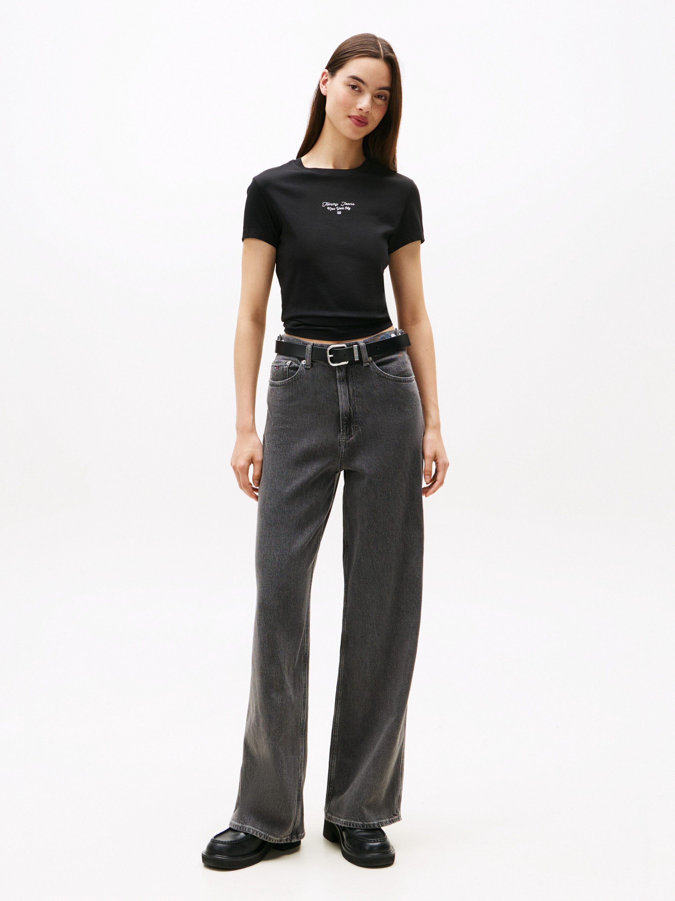 Tommy Jeans Kurzarmshirt TJW SLIM ESS LOGO 1 TEE EXT