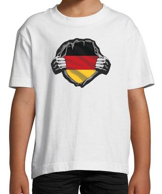 Youth Designz T-Shirt Deutschland Herz Kinder Shirt mit lustigem Frontprint
