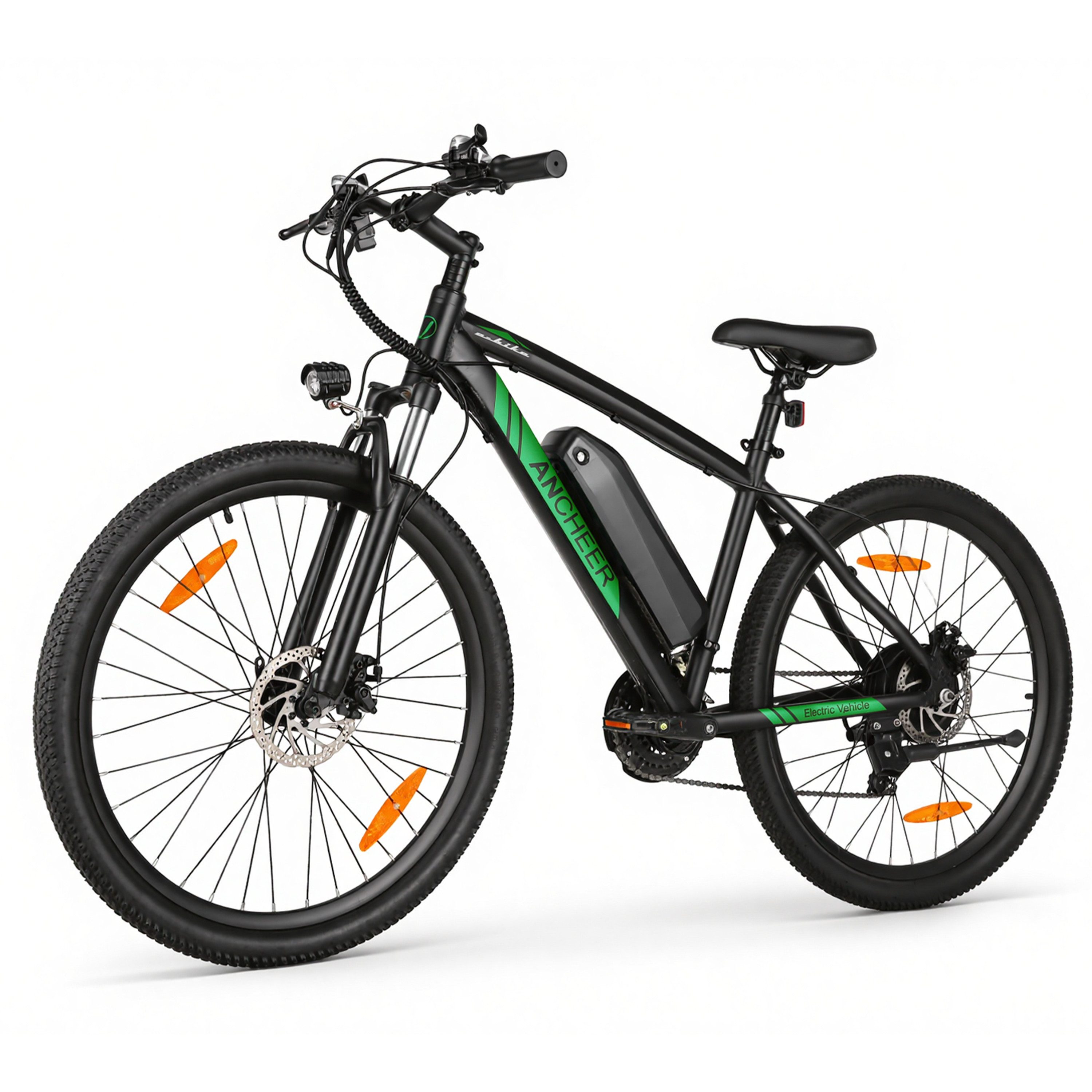 DOTMALL E-Bike Mountainbike 27.5 Zoll Elektrofahrräder mit 36V 10.4Ah Austauschbarer Akku E-MTB