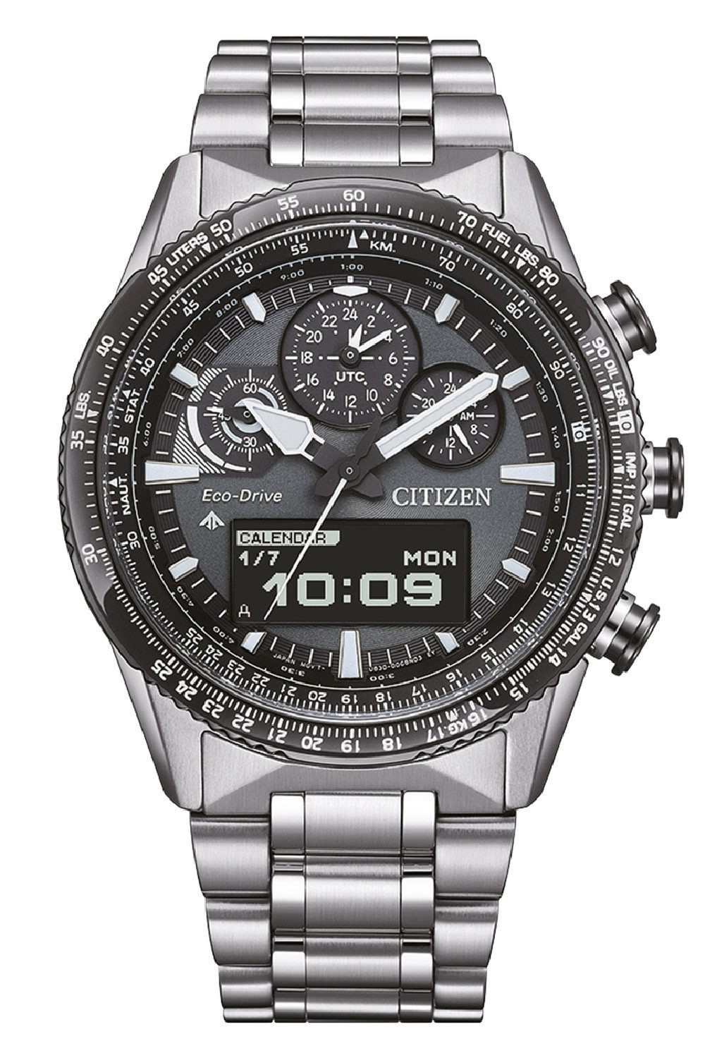 Citizen Solaruhr Eco-Drive Promaster Sky Fliegeruhr für Grau