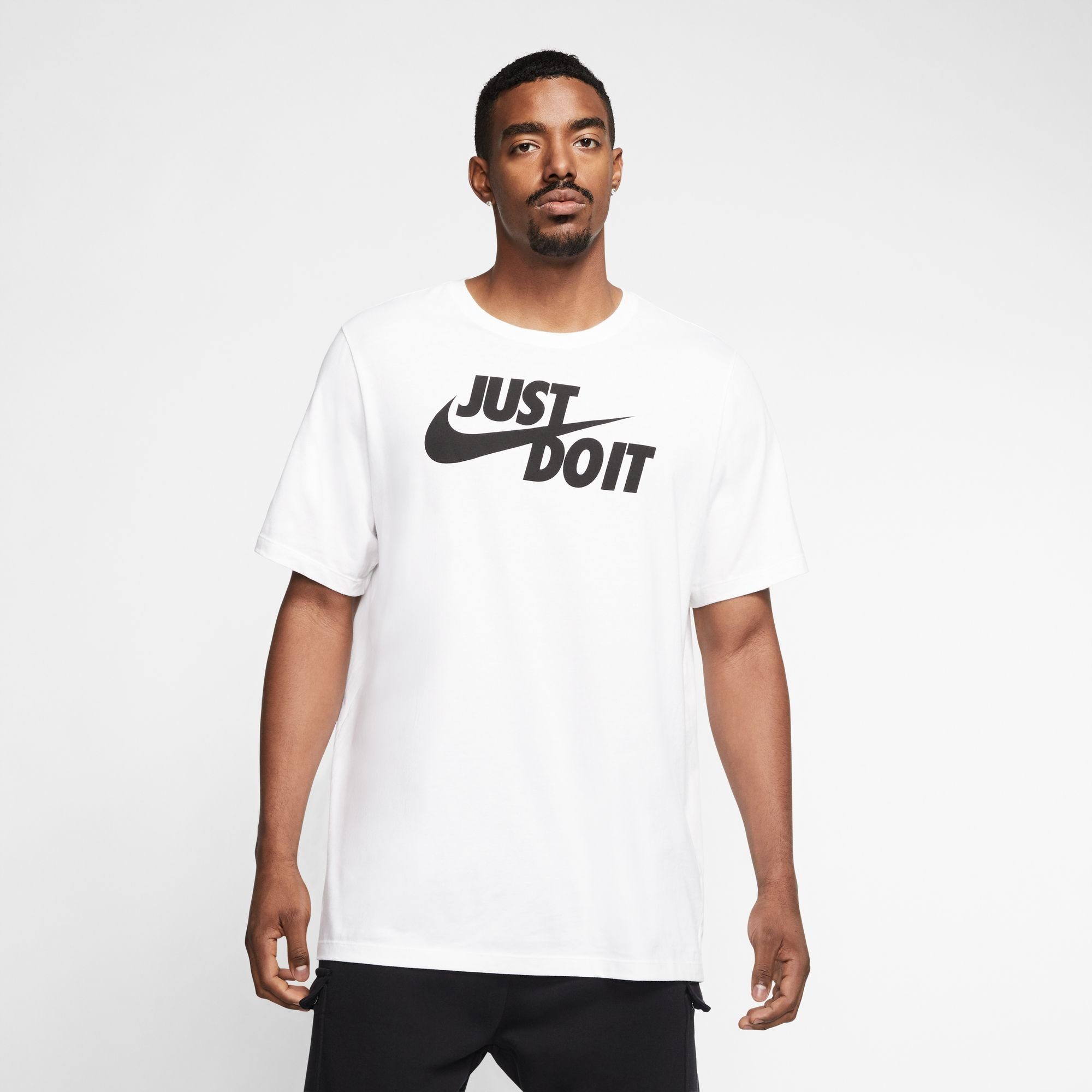 MEN'S T-SHIRT JDI Nike White/ Sportswear T-Shirt Black