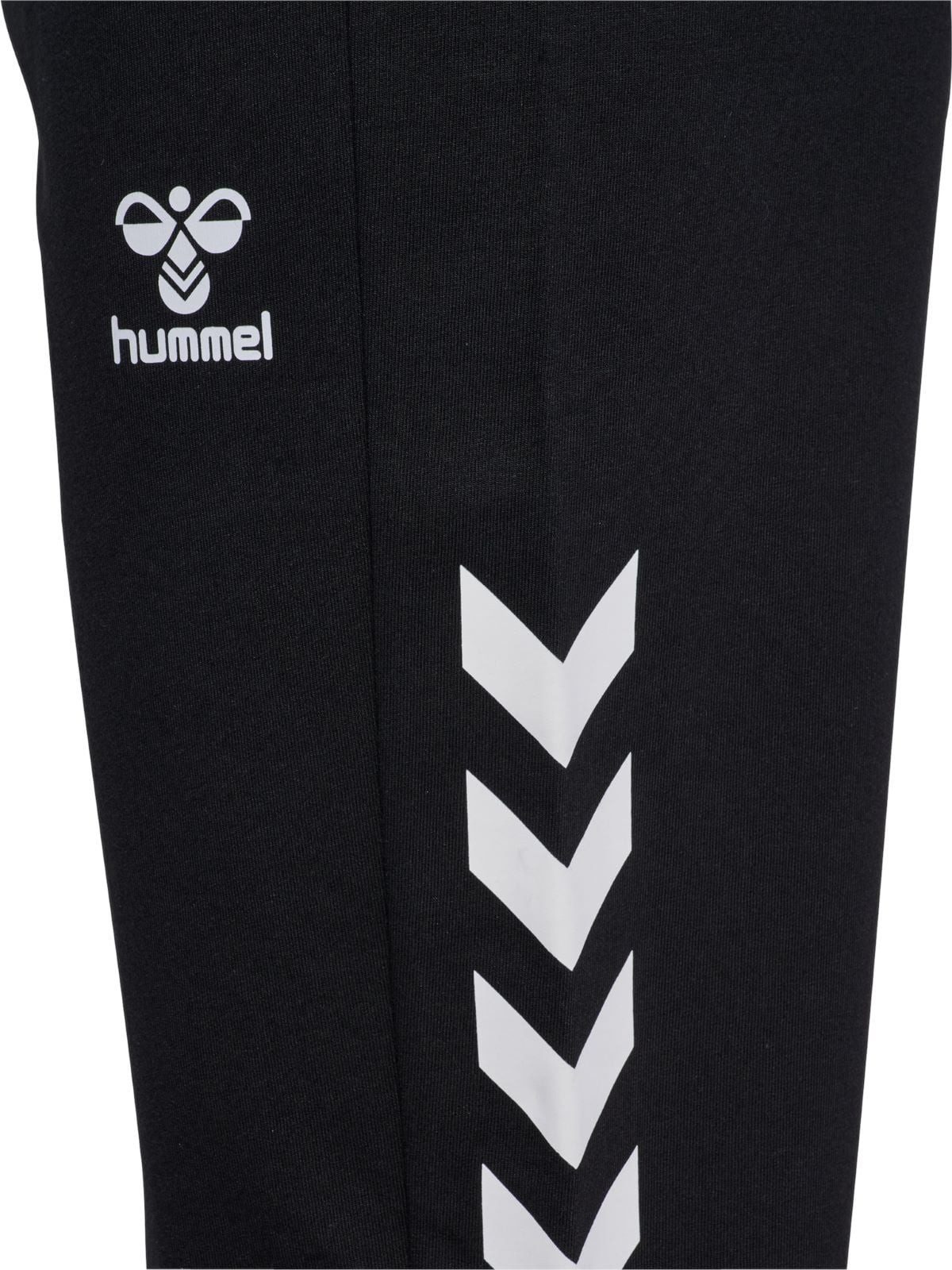 hummel Jogginghose Freizeithose hmlCORE 2.0 Sweat Pants (Baumwollmix) lang schwarz/weiss