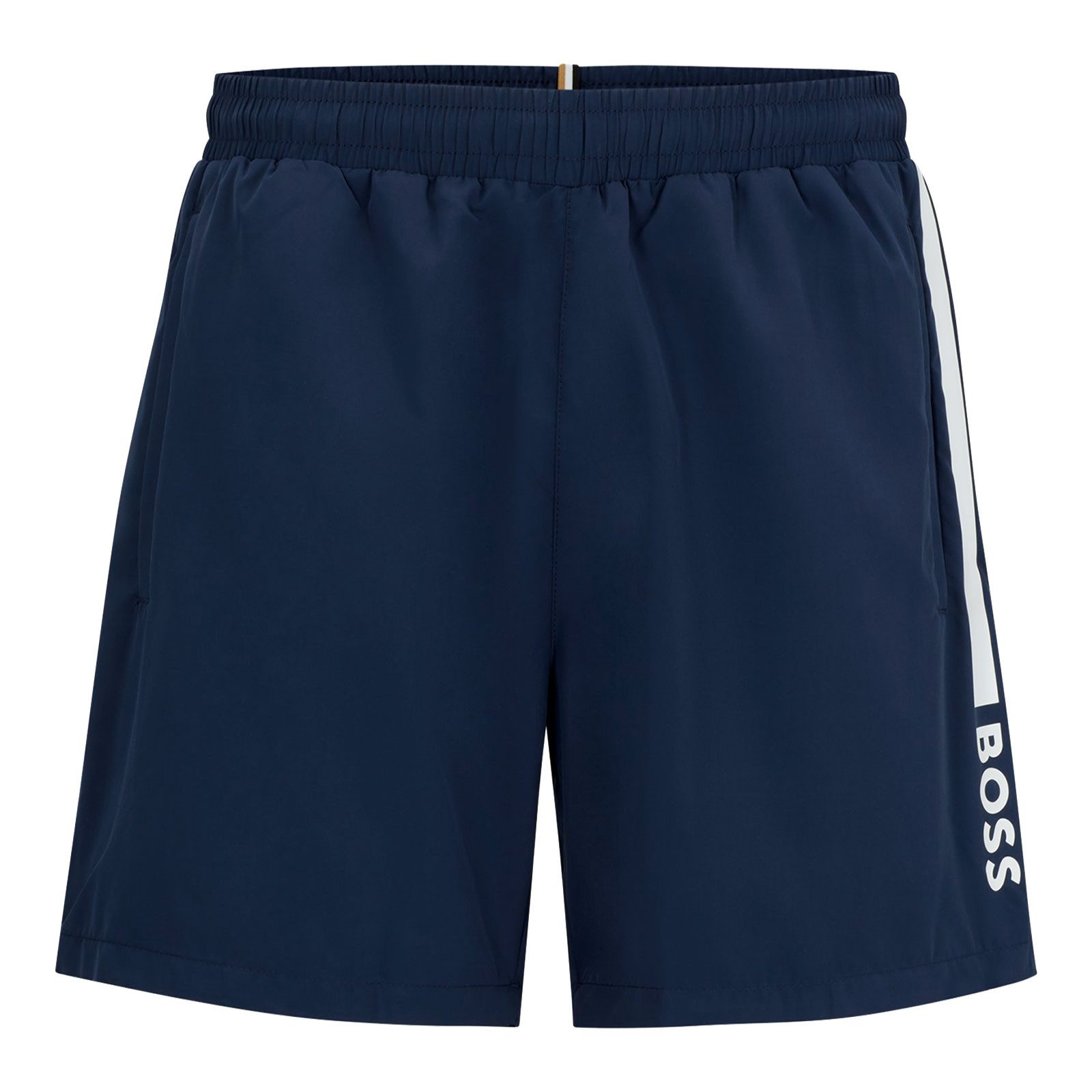 BOSS Badeshorts Badeshorts Dolphin mit Gesäßtasche mit Klettverschluss