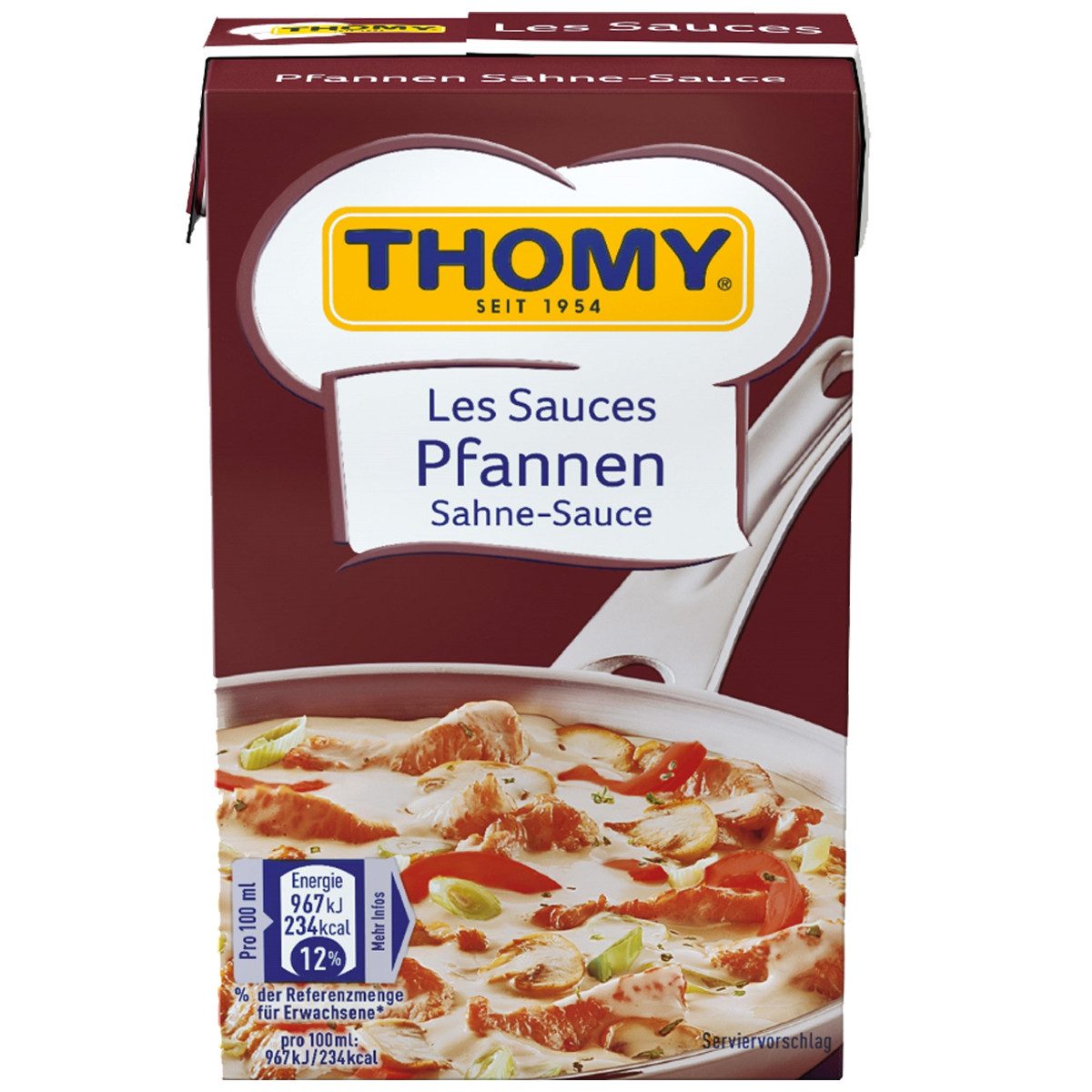 THOMY Saucen, Thomy Les Sauces Pfannen Sahne Sauce helle Fleischsoße 250ml