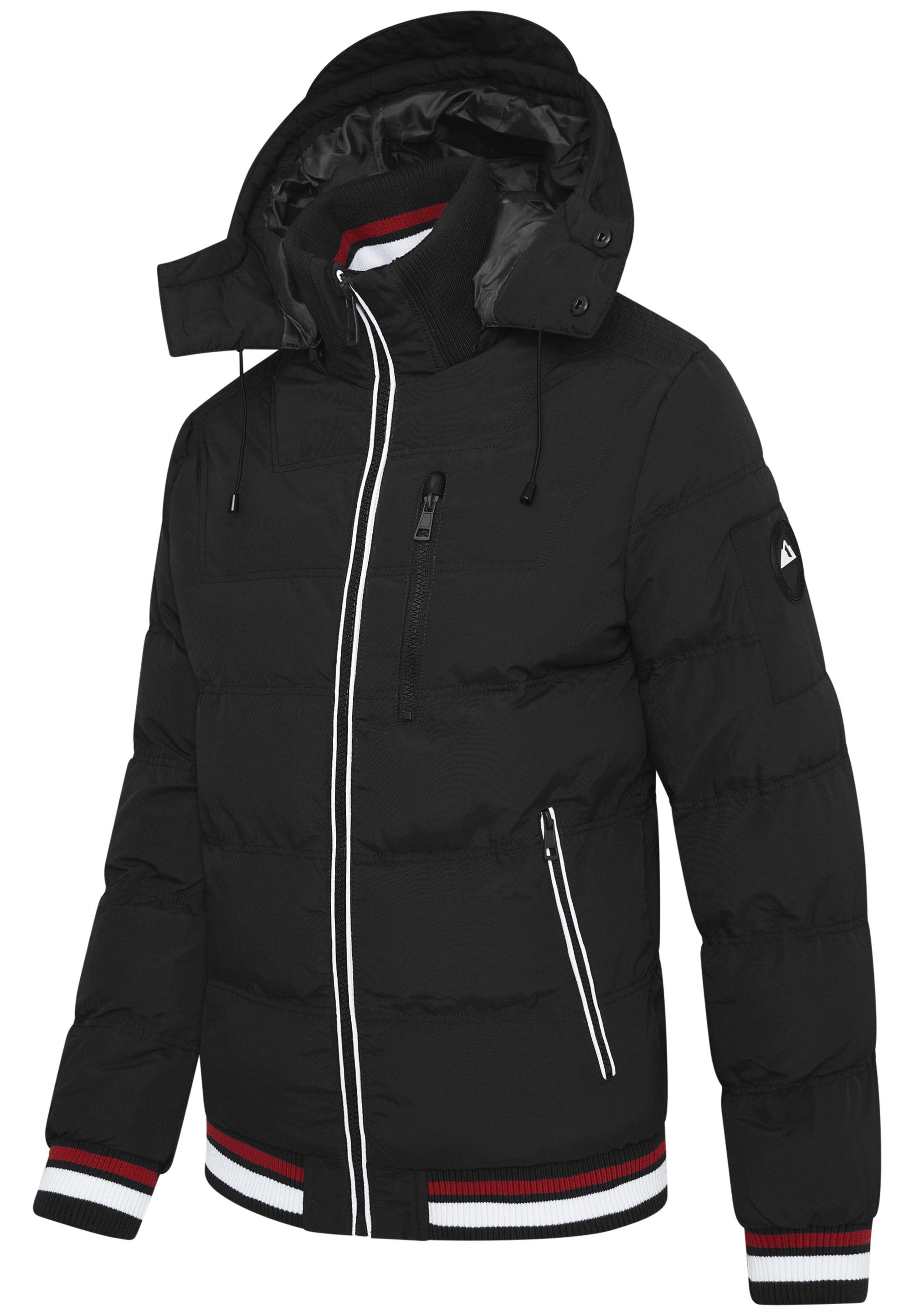 OneRedox Winterjacke ORNUUK Herren warme Pufferjacke Steppjacke Windbreaker – Bild 5 von 5