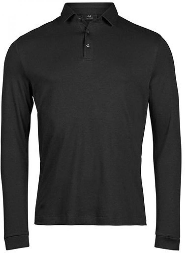 Tee Jays Langarm-Poloshirt Herren Pima Cotton Longsleeve Polo