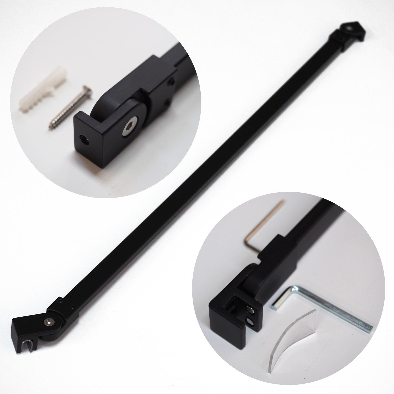 WITEN&NOCK Duschwand-Stabilisationsstange 70 cm Stabilisationsbügel mit günstig online kaufen