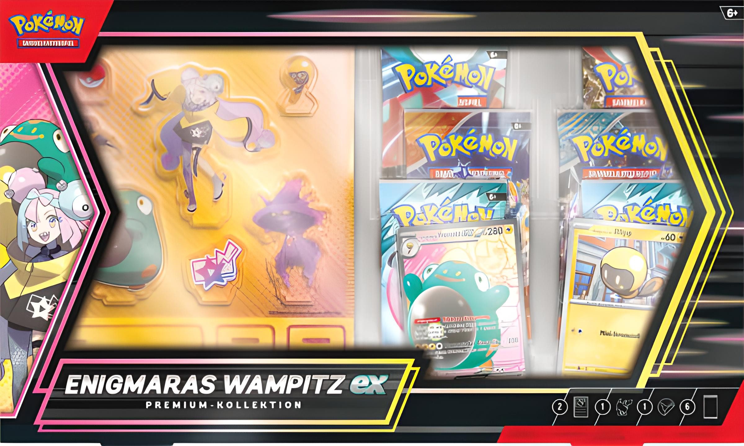 Sammelkarte Pokémon Enigmaras Wampitz ex Premium-Kollektion
