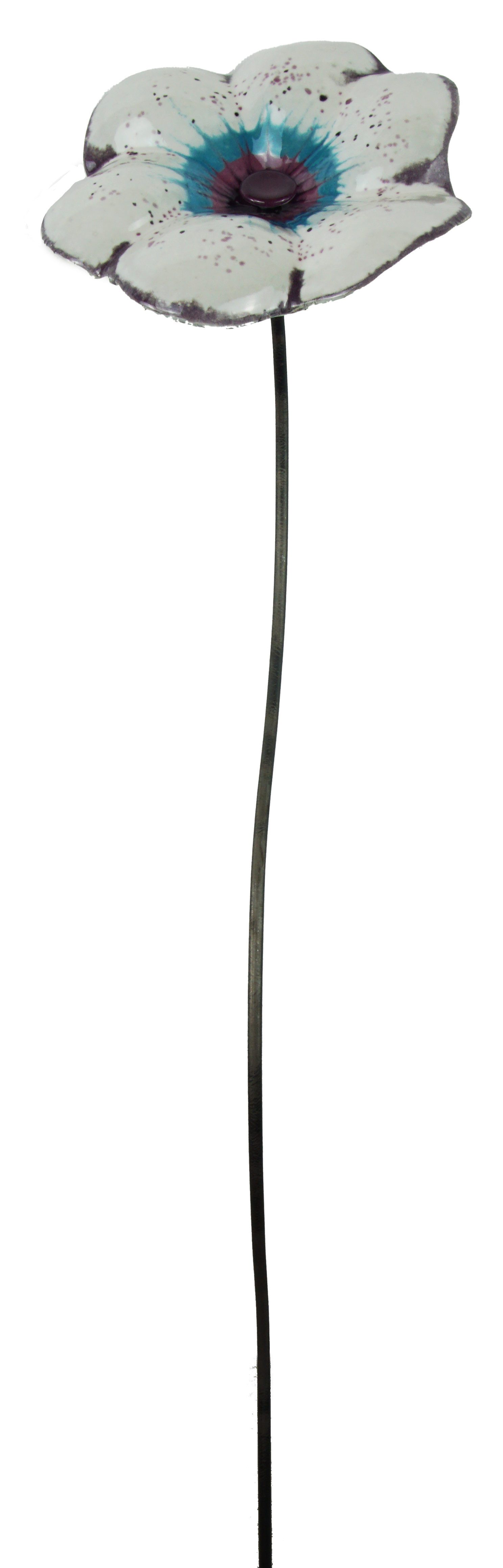 Cwwn Gartenstecker Zauberhafter Gartenstecker Glasblume ca. günstig online kaufen