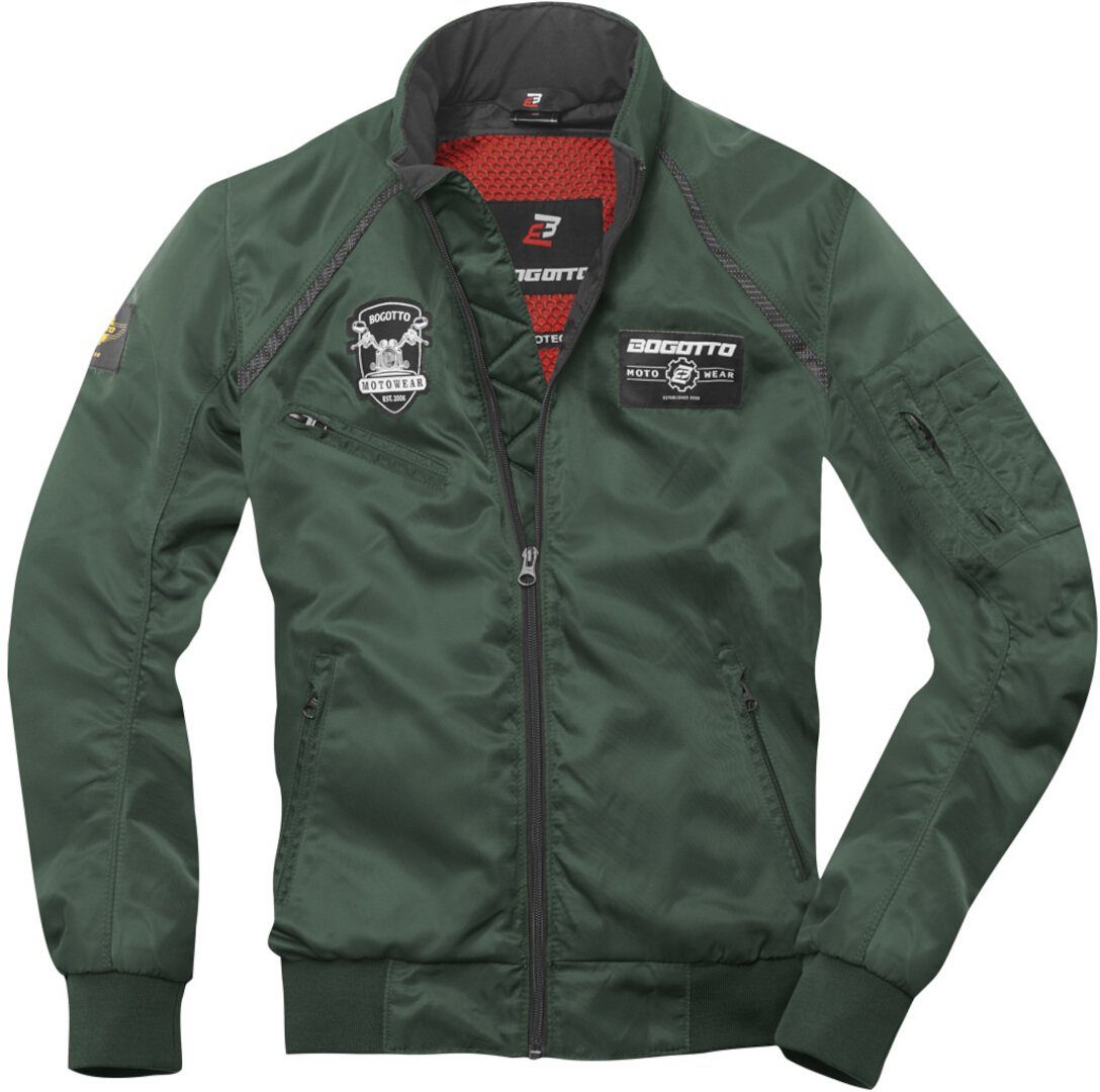 Bogotto Allwetterjacke Boston Motorrad Textiljacke herausnehmbares Innenfutter
