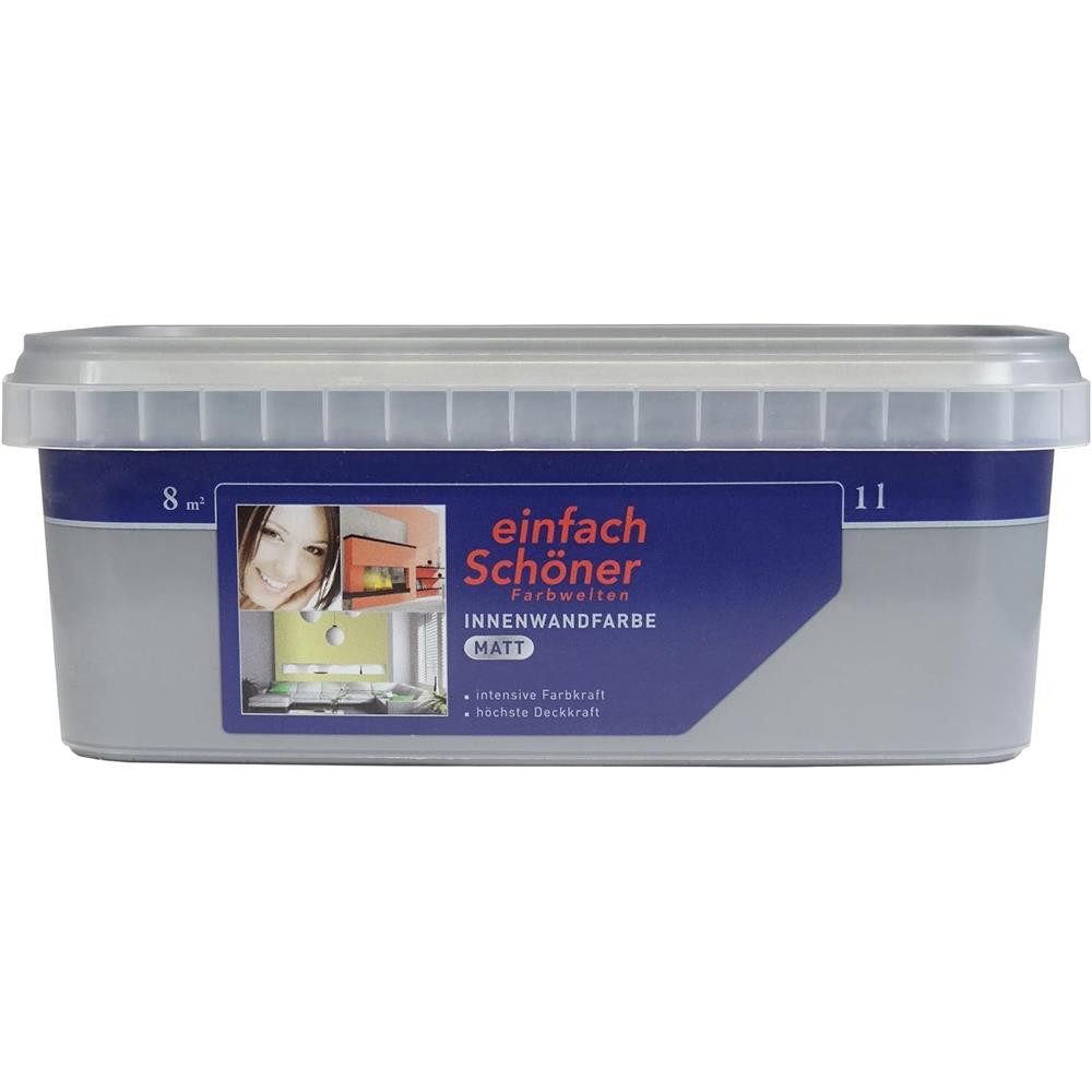 Wilckens Farben Wandfarbe Innenwandfarbe verschiedene Farben matt 1L Farbe