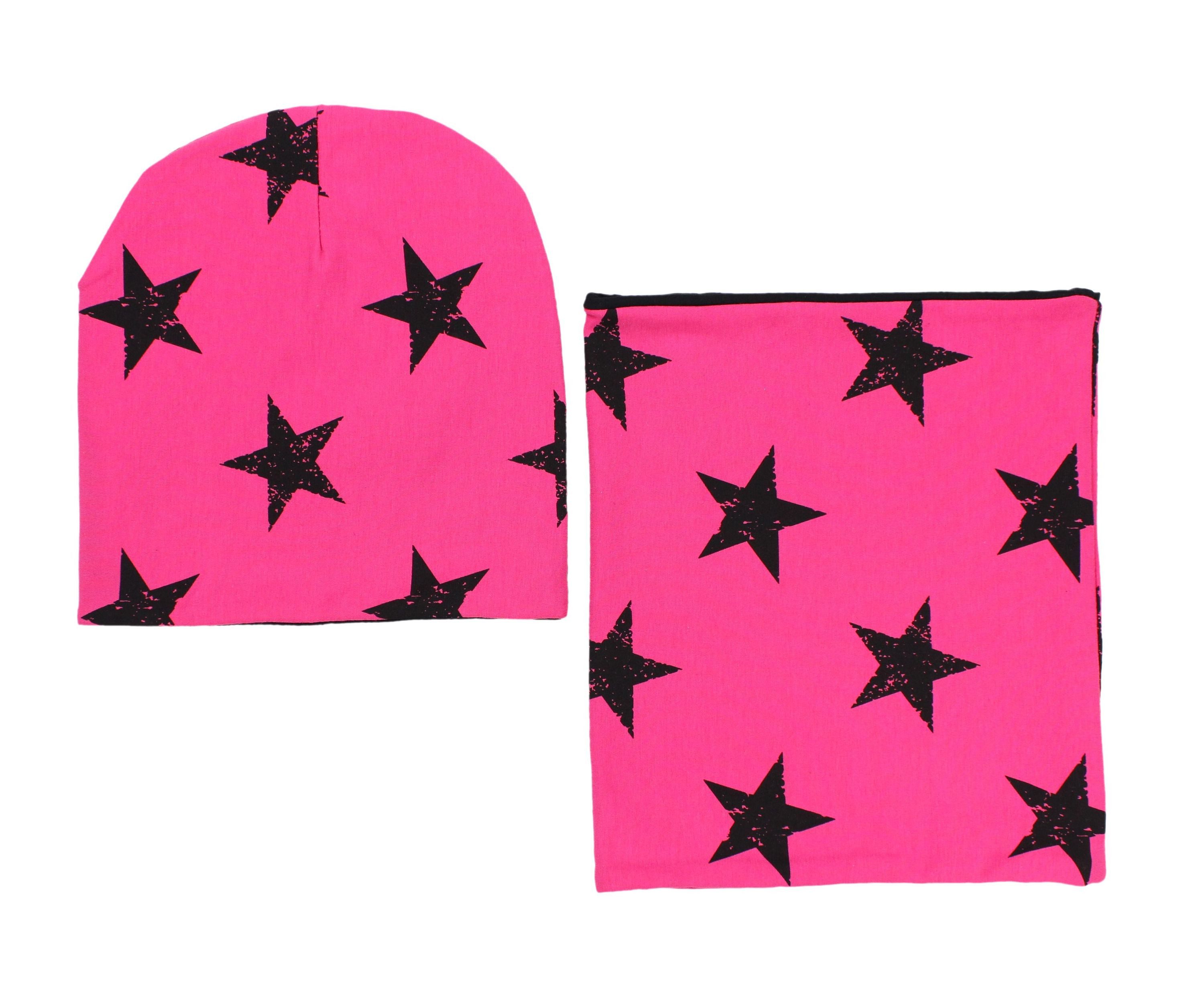 TupTam Beanie TupTam Unisex Kinder Beanie Mütze Schlauchschal Set