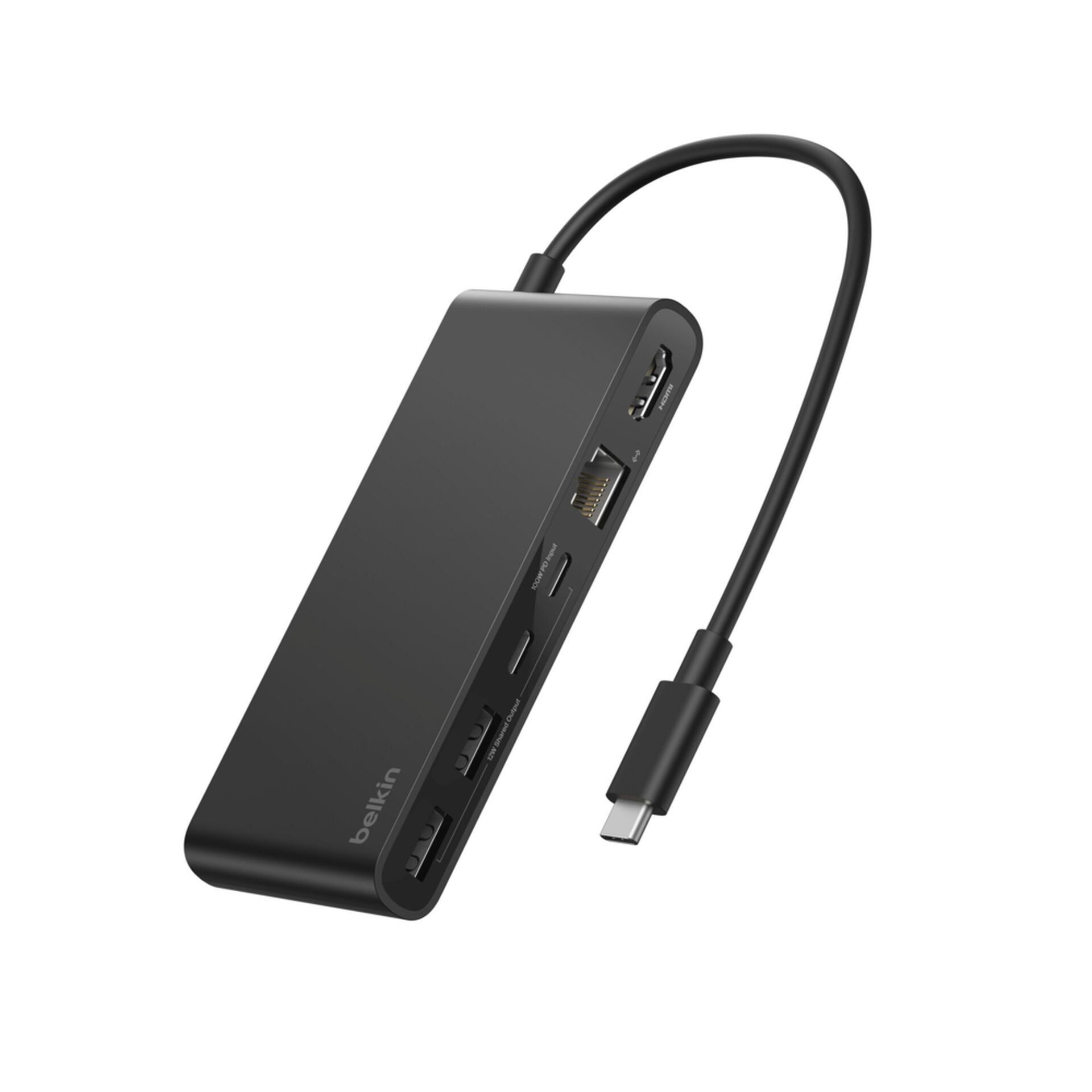 Belkin Laptop-Dockingstation Connect 8-in-1 USB-C Hub mit Dual USB-C Ports
