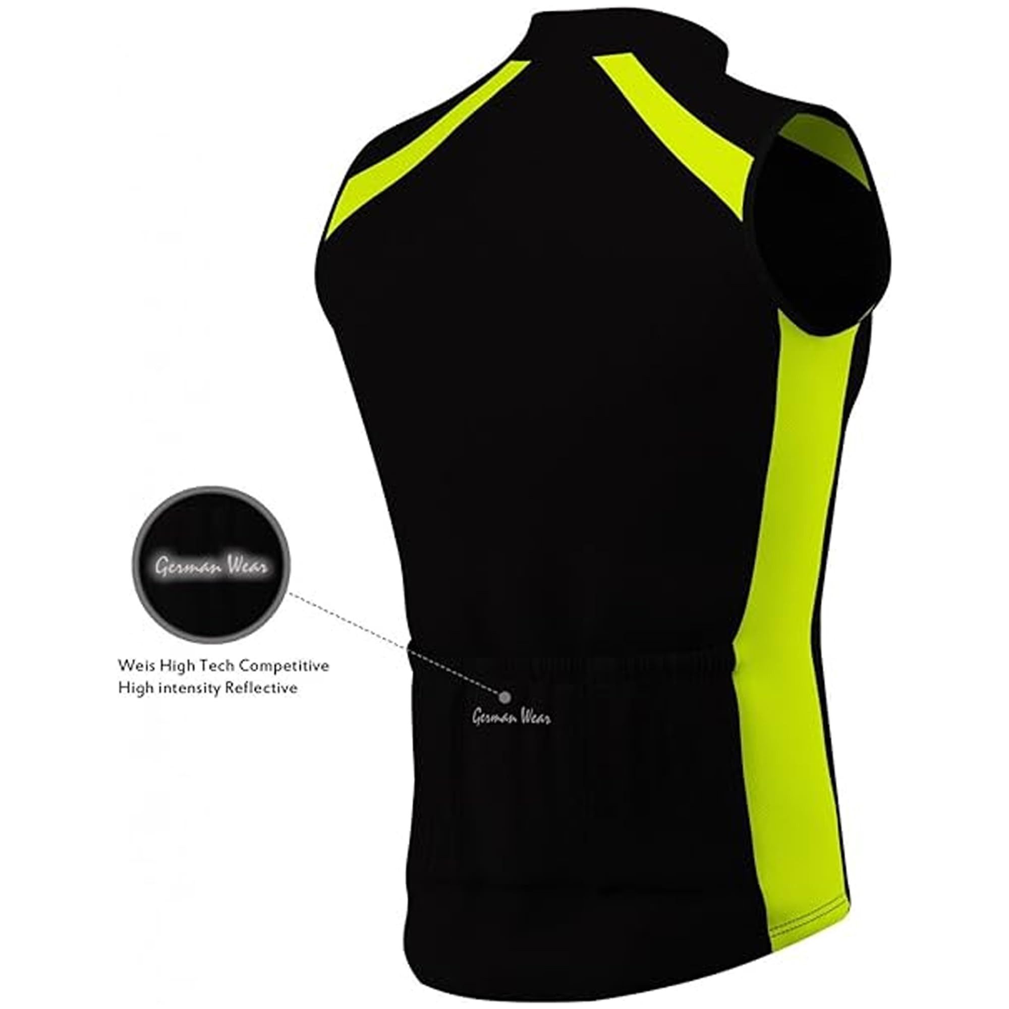 German Wear Radtrikot ME-4001 Radweste Fahrradtrikot Fahrrad Radler-Trikot weste-Trikot