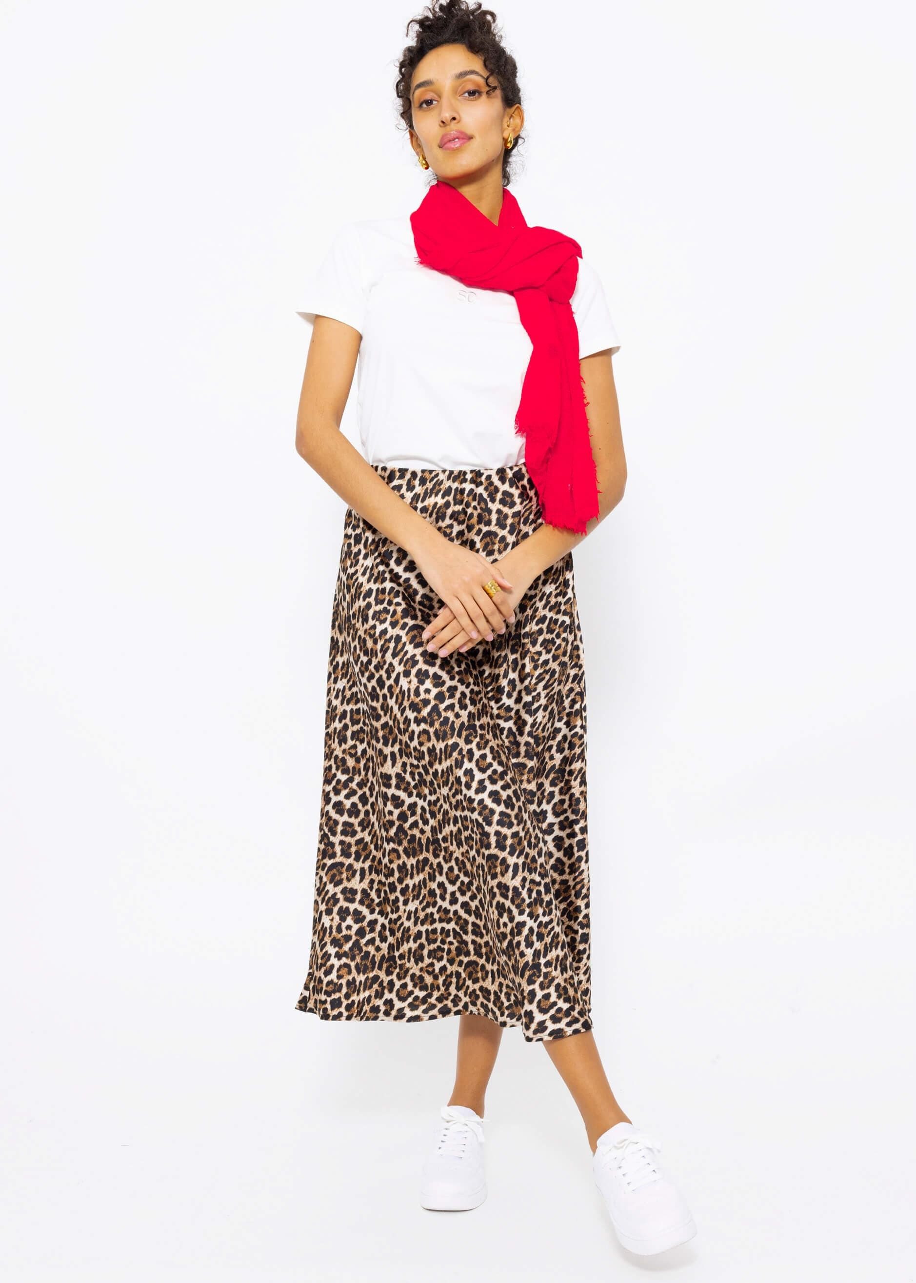 SASSYCLASSY Schal Musselin Schal für Damen, Weicher Schal aus Viskose mit a günstig online kaufen