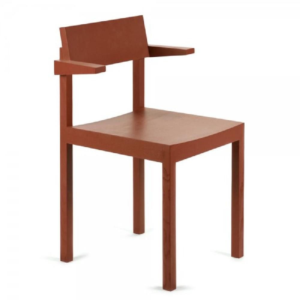 valerie_objects Stuhl Stuhl Silent Chair Clay With Armrests