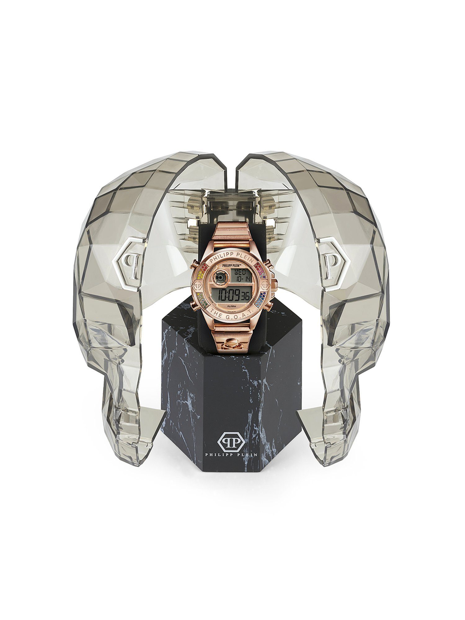PHILIPP PLEIN Digitaluhr Philipp Plein Damen-Uhren Digital Quarz